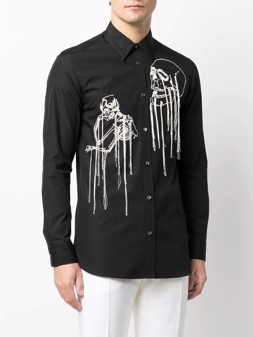 skull-print shirt - 3