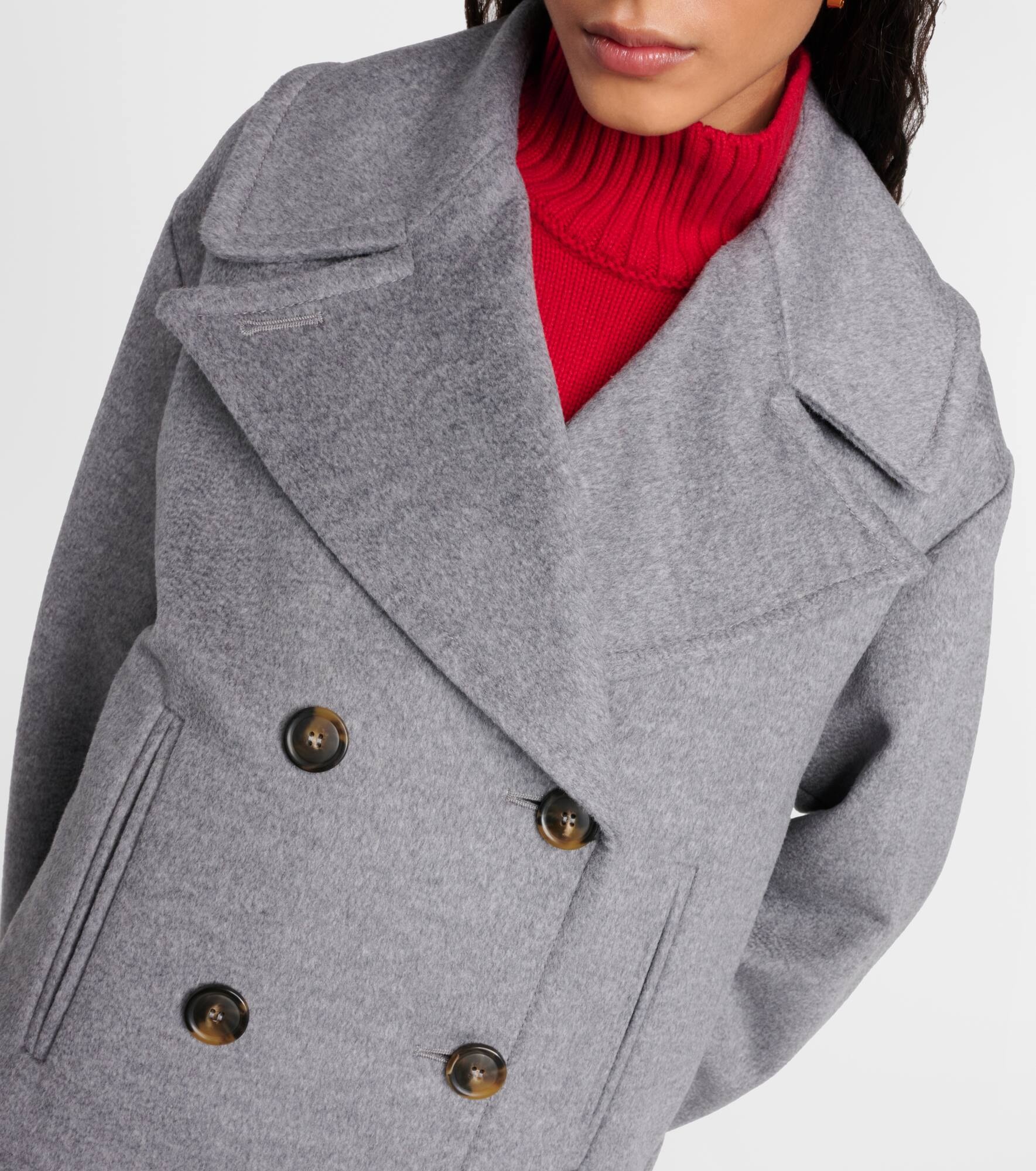 Martora oversized virgin wool peacoat - 4