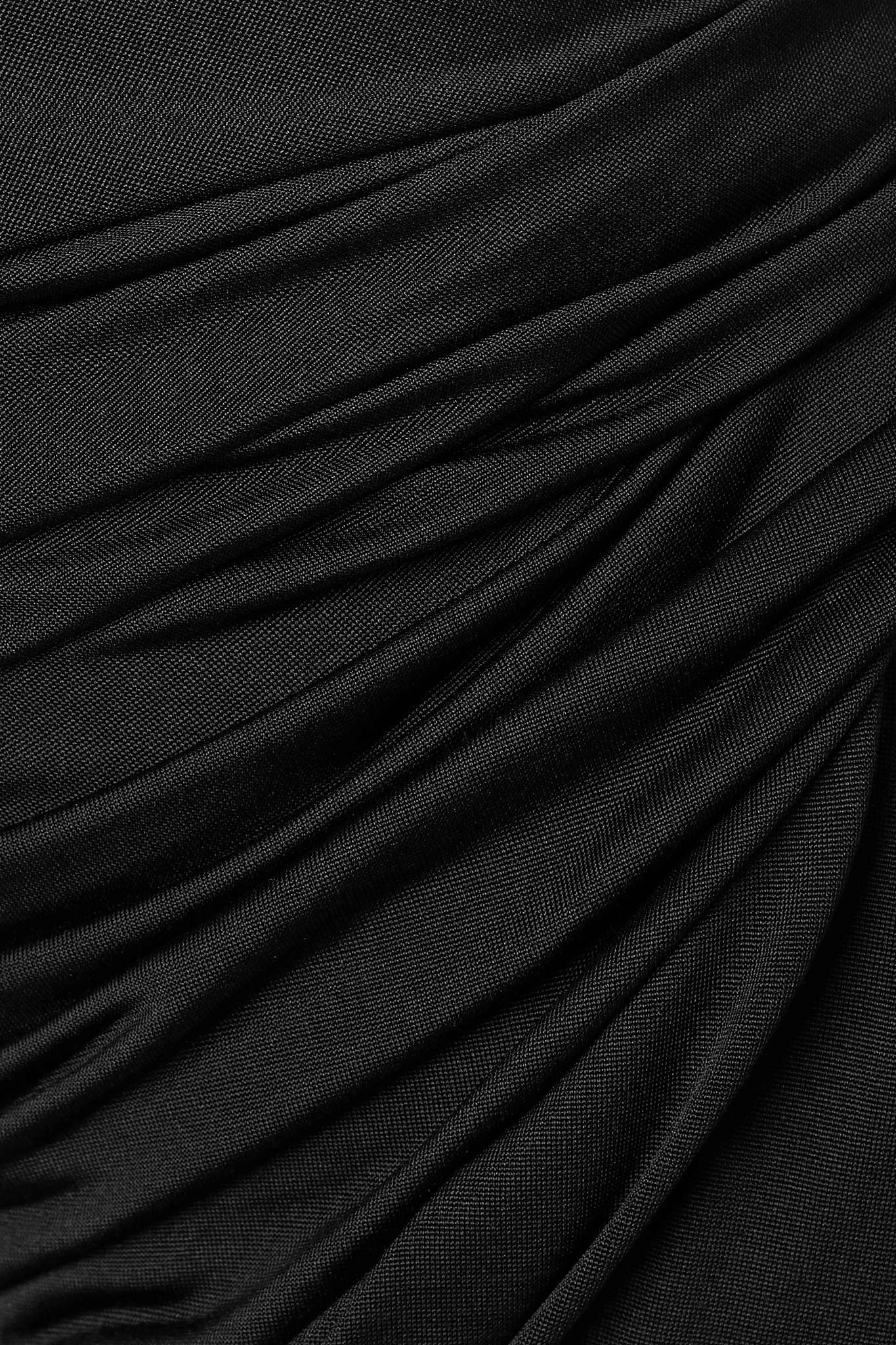 Draped silk-jersey dress - 4