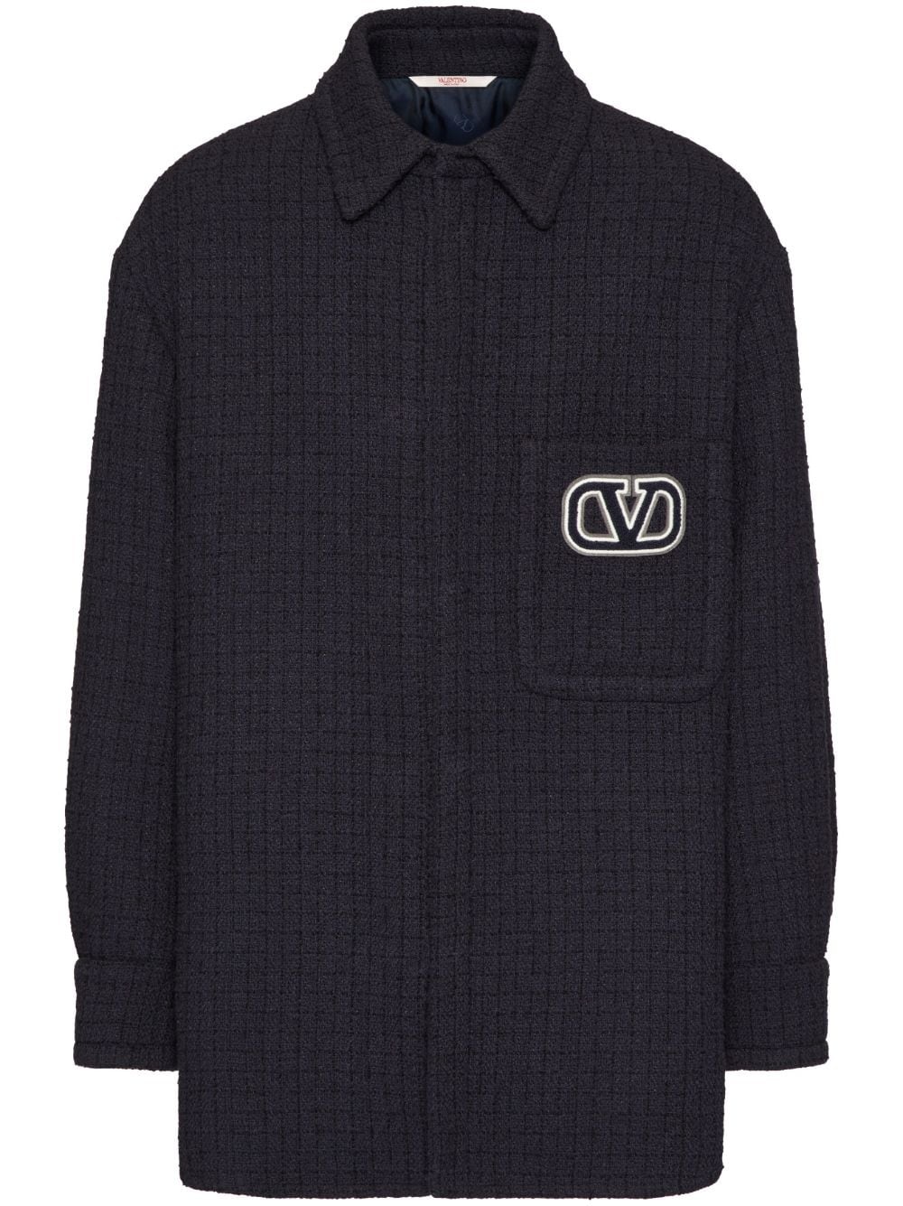 VLogo Signature shirt jacket - 1