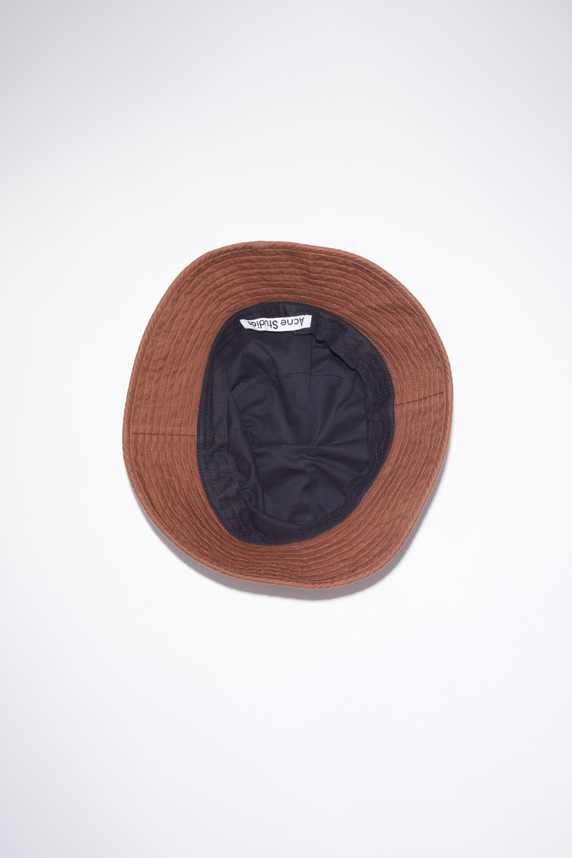 Twill bucket hat - Brown - 4