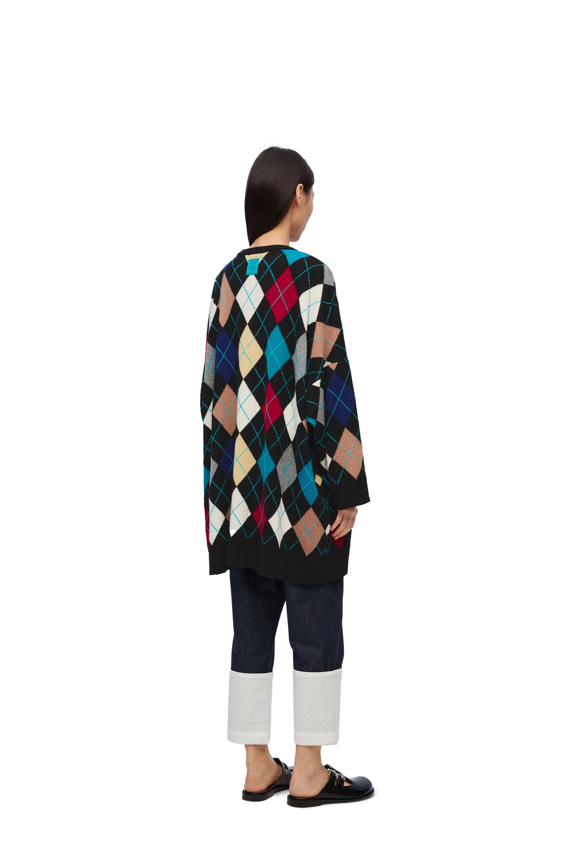 Argyle dress in wool - 3