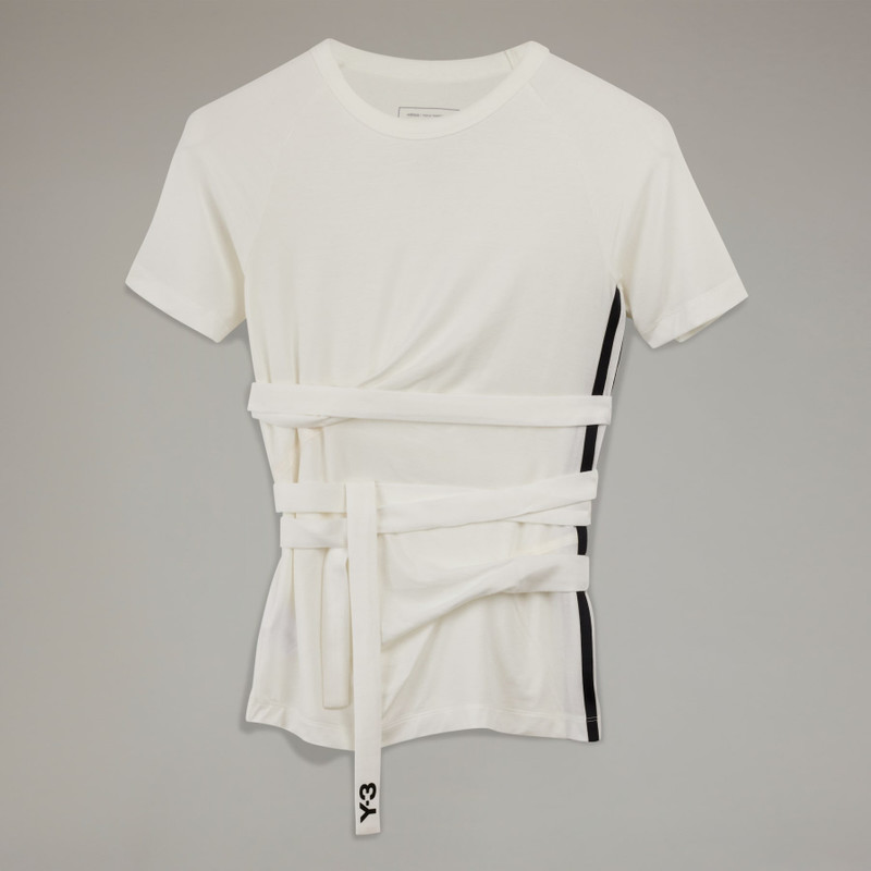 Y-3 Tencel 짧은 소매 티 - 1
