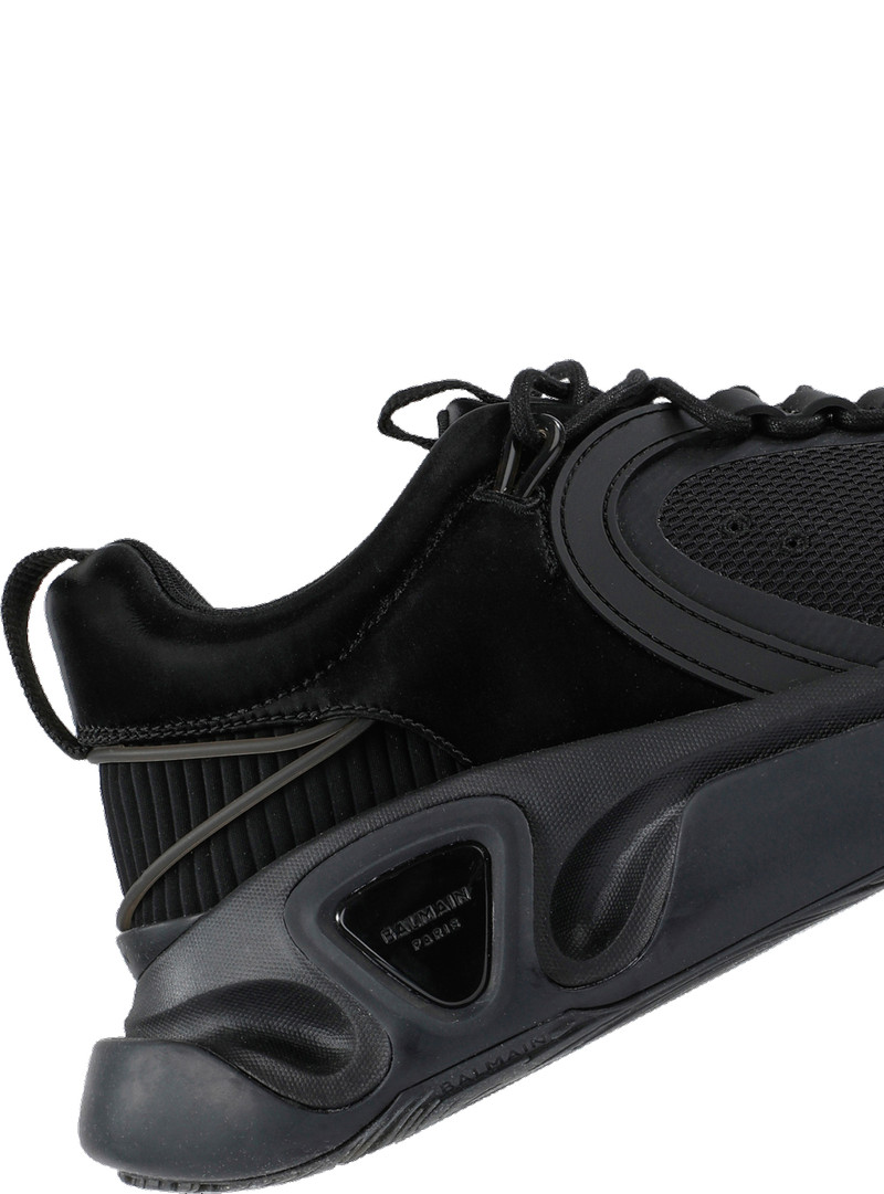 Balmain Reflective material and mesh B-Runner sneakers outlook
