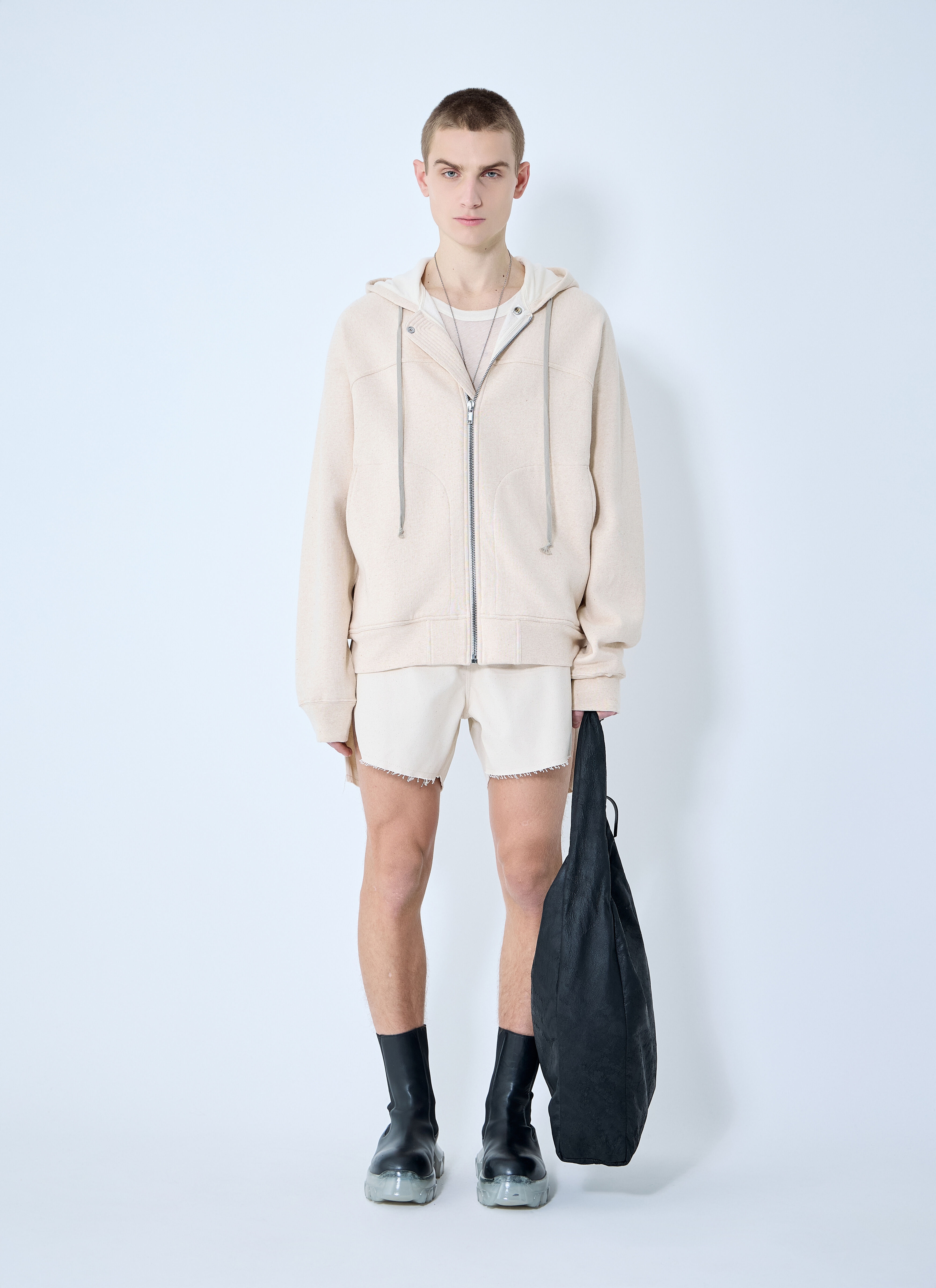 Zip-Up Hooded Sweatshirt - 2