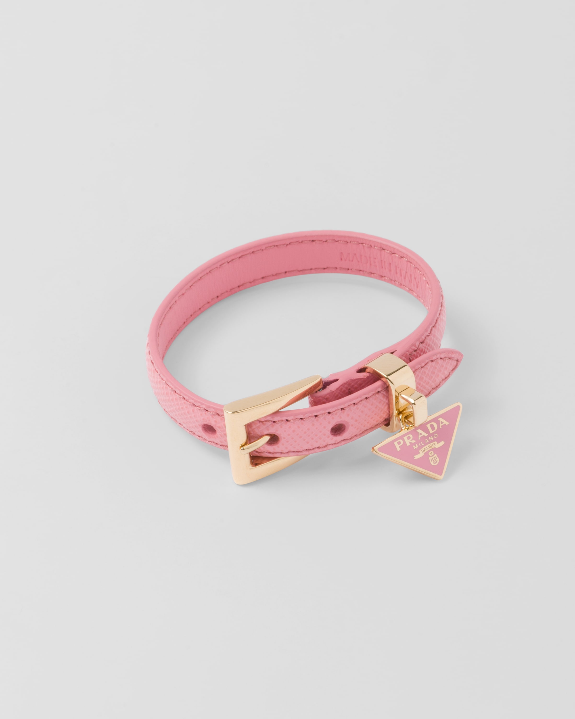 Saffiano leather bracelet - 1