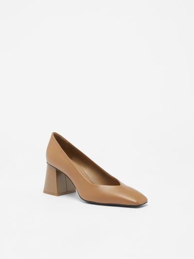 Max Mara PAT Leather court shoes outlook