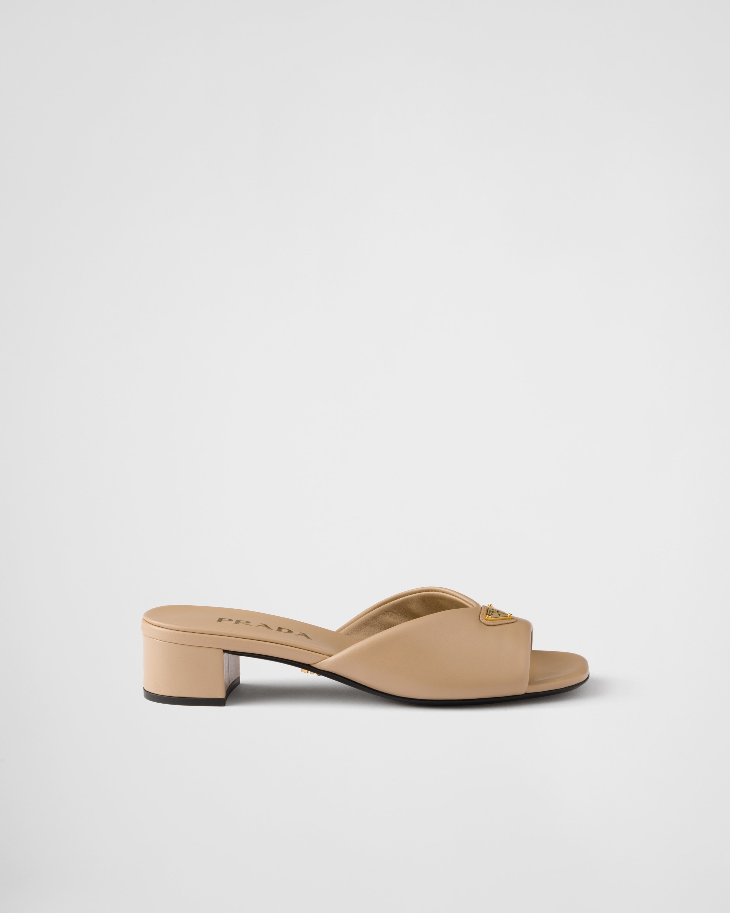 Padded nappa leather sandals - 2