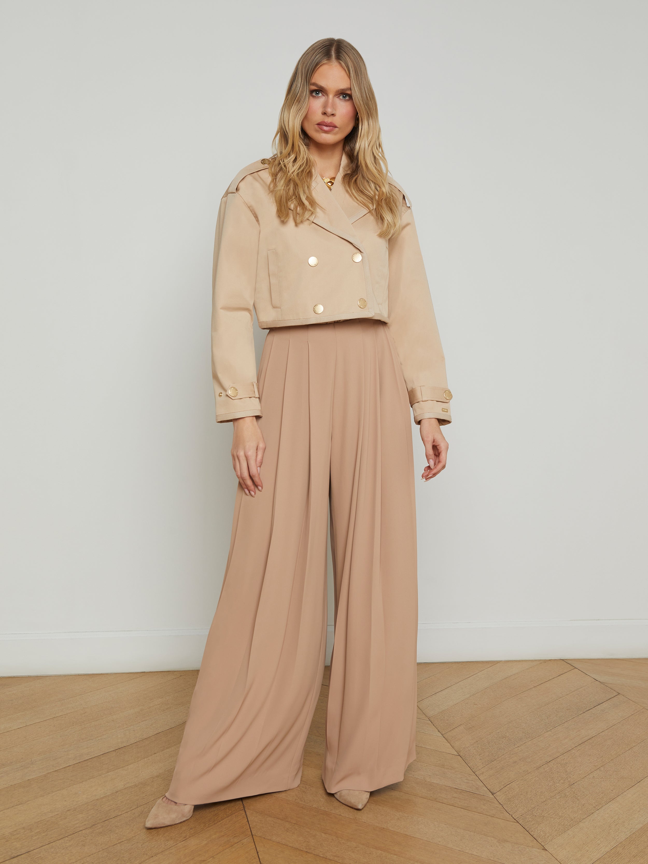 Kento Cropped Trench Coat - 6