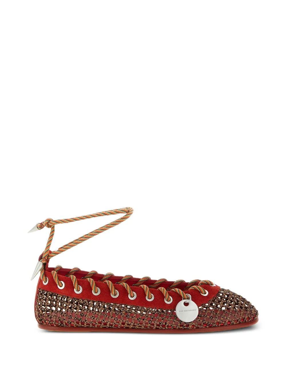 Reticella tie ballet flats - 1