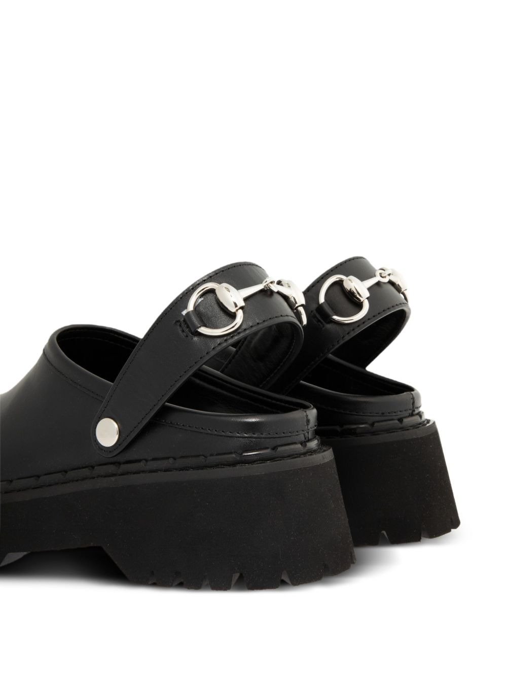 horsebit platform mules - 4