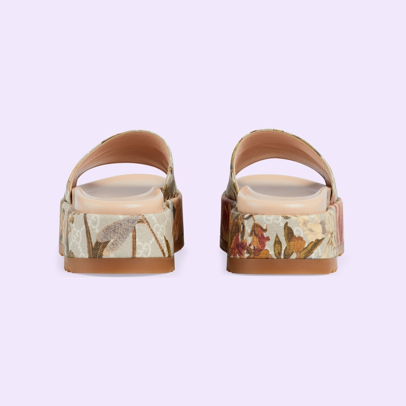 GUCCI Women's GG Flora slide sandal outlook