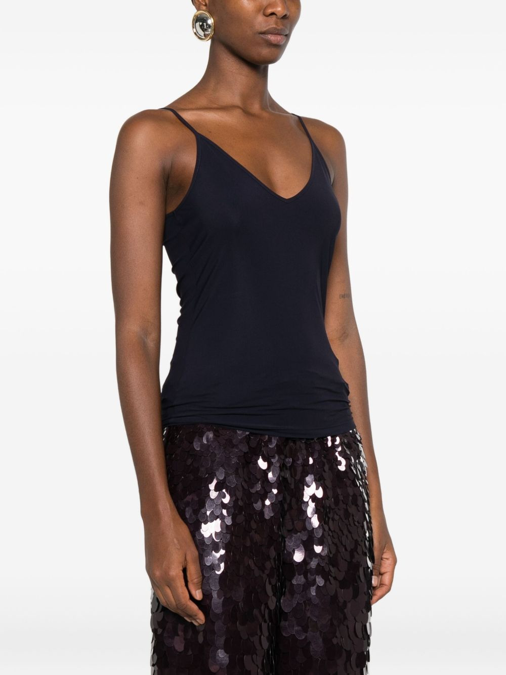 V-neck spaghetti-strap top - 3