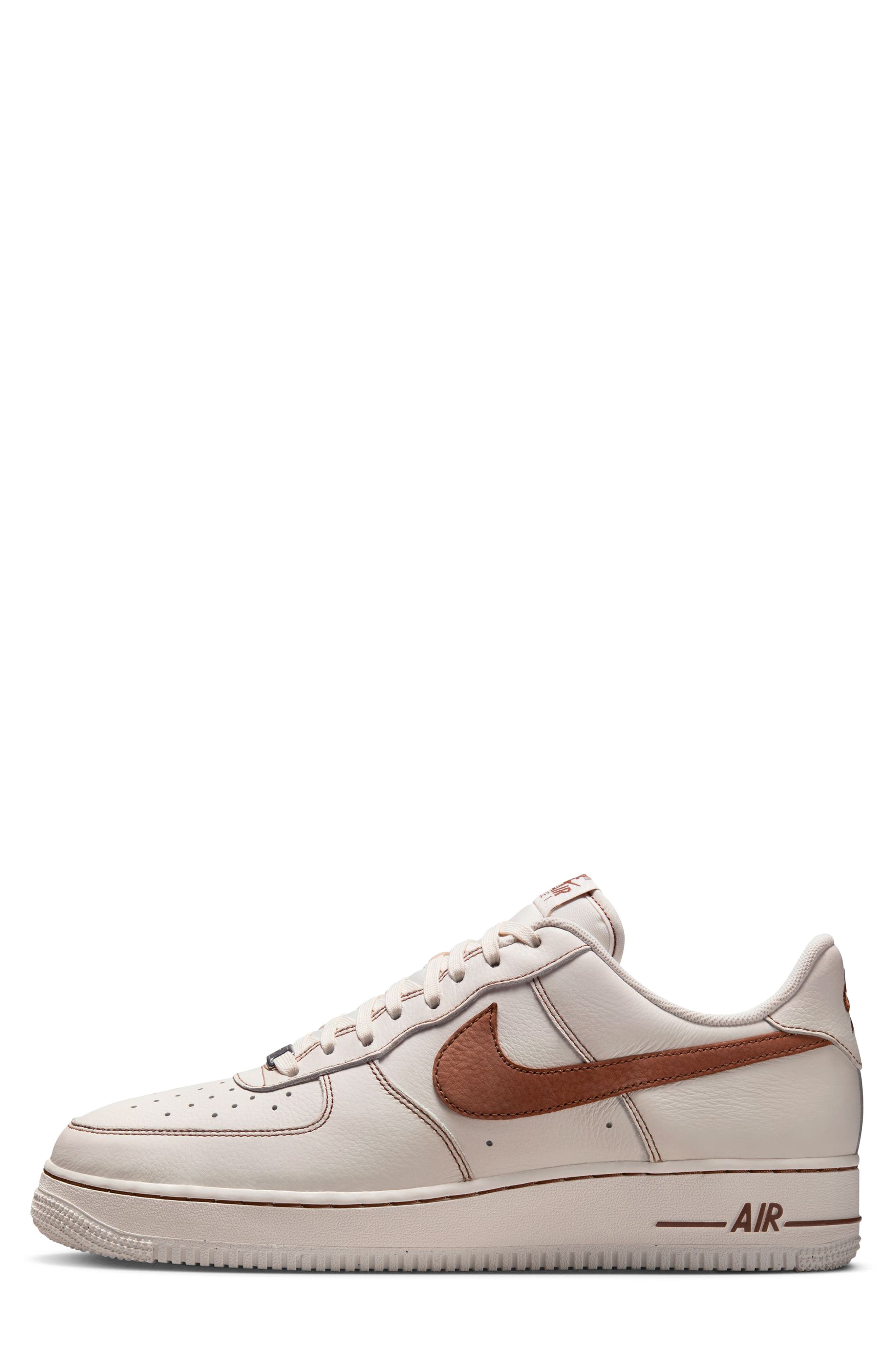Nike Air Force 1 '07 LV8 Sneaker in Ivory/Saddle Brown at Nordstrom - 2