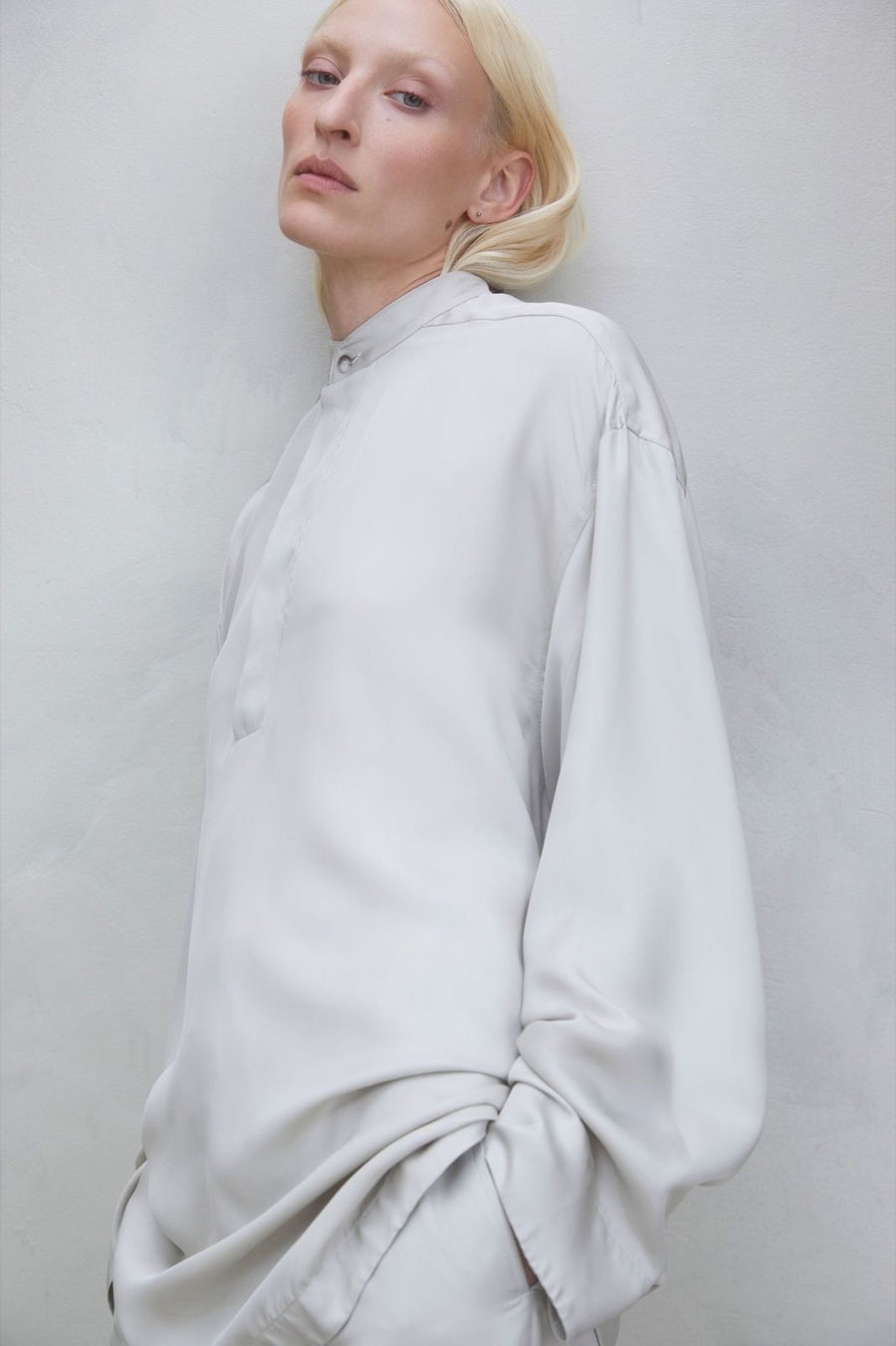 Silk Long Sleeve Shirt - 6