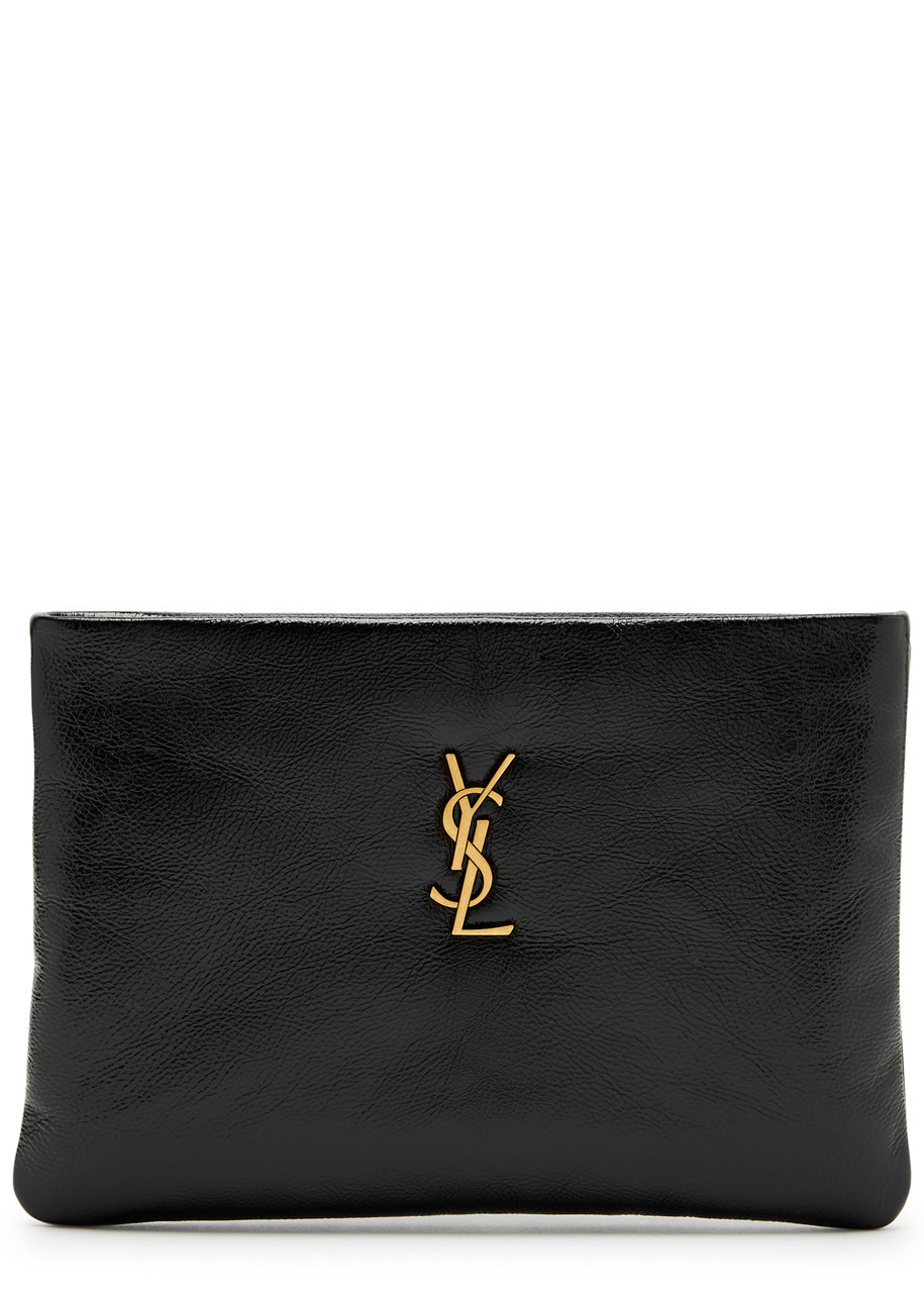 Saint Laurent Calypso Small Patent Leather Pouch - 1