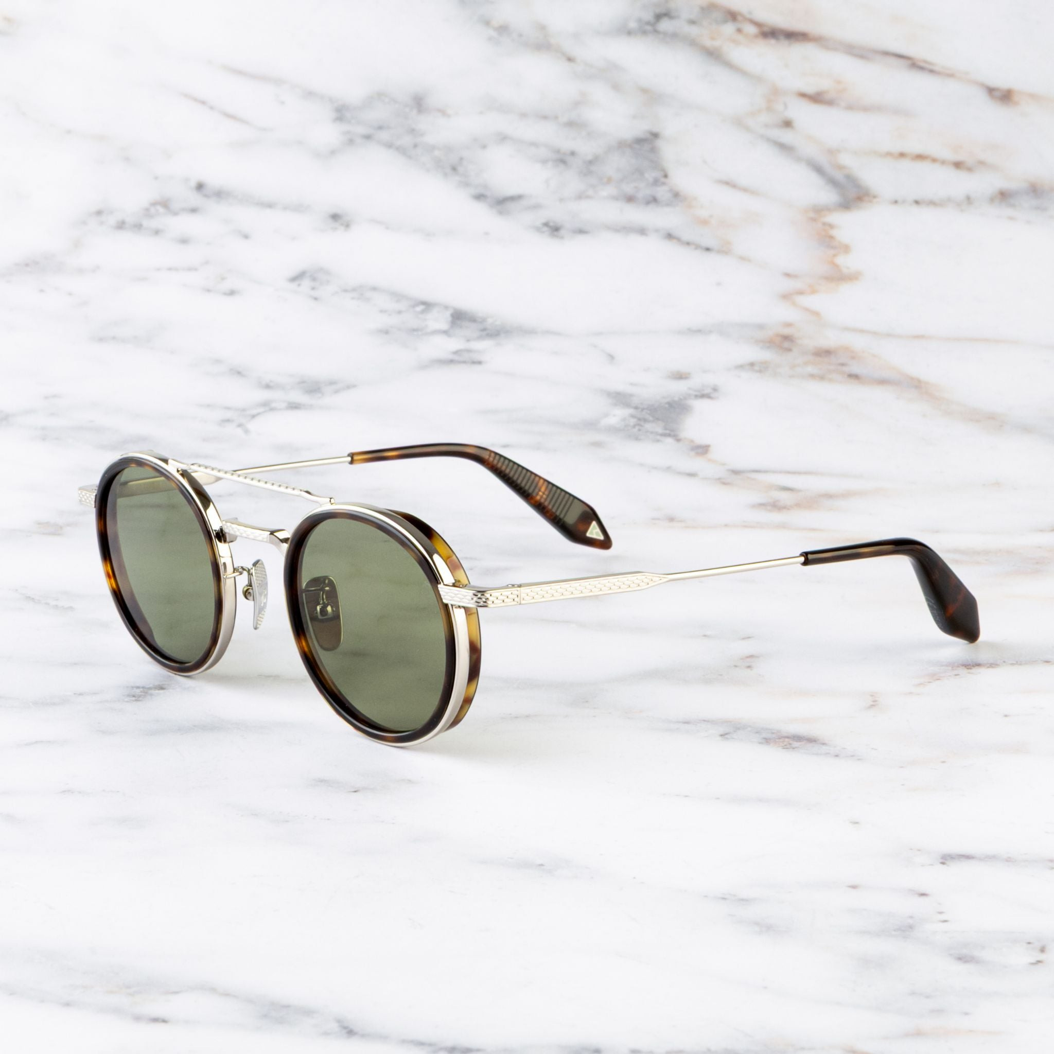 BREITLING CHRONO 0002 ROUND SUNGLASSES - 2