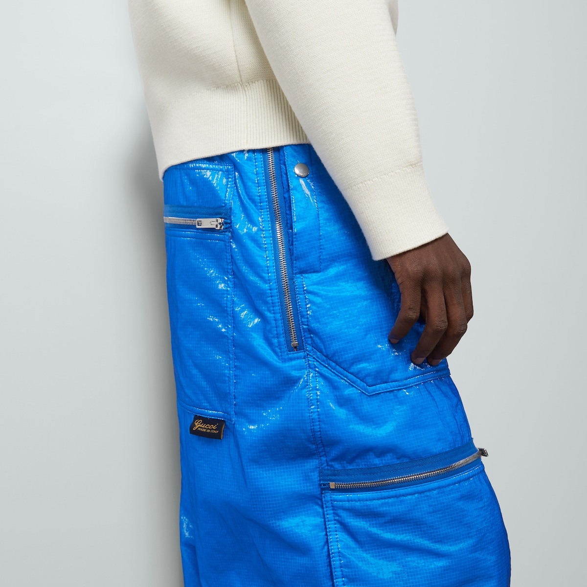 Gucci shiny pants sales