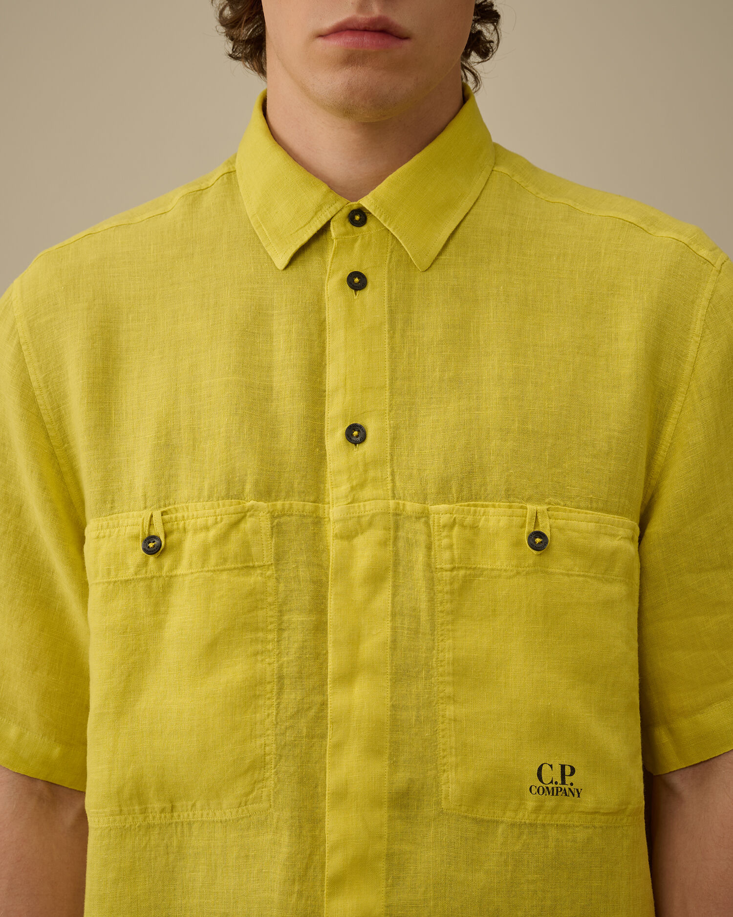 Linen Boxy Short Sleeve Shirt - 5