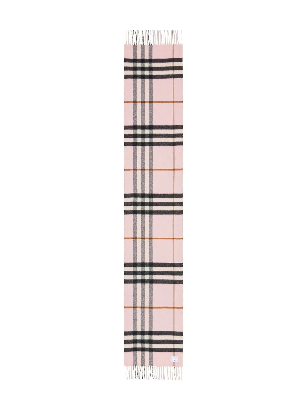 TB logo-print reversible check scarf - 4