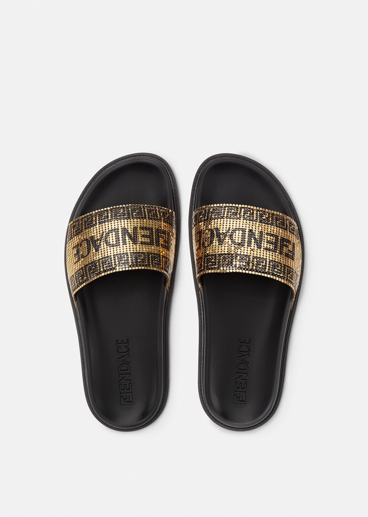 Fendace Logo Metal Mesh Sliders - 3