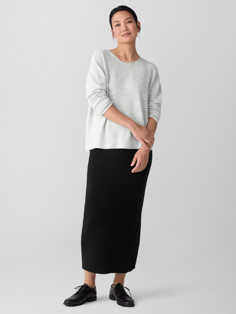 Merino Crew Neck Top in Regenerative Wool 3