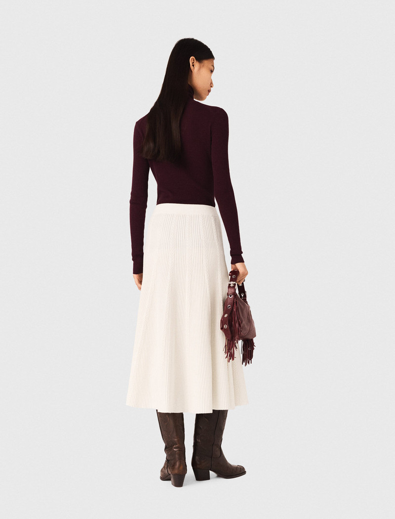 Long knit skirt 4
