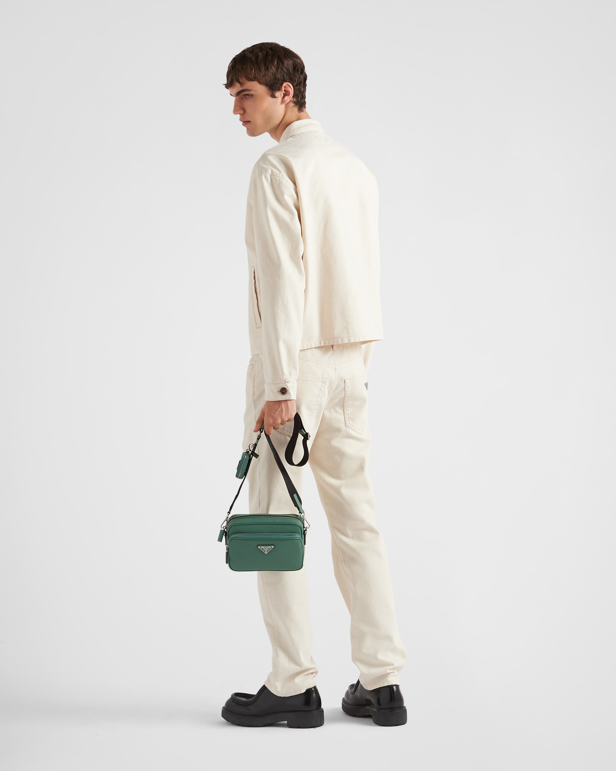 Saffiano leather shoulder bag - 2