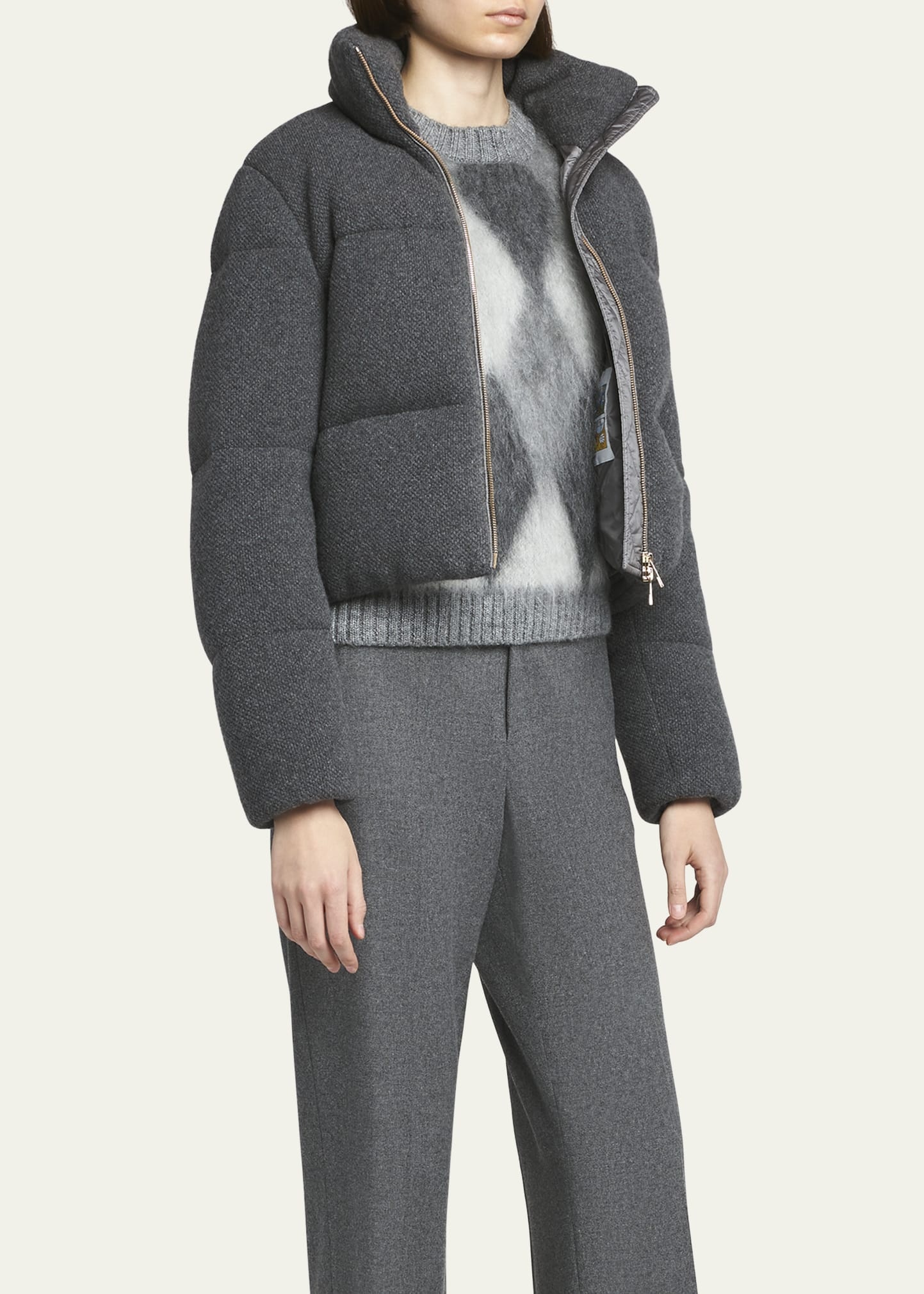 Breze Cashmere-Blend Puffer Jacket - 4