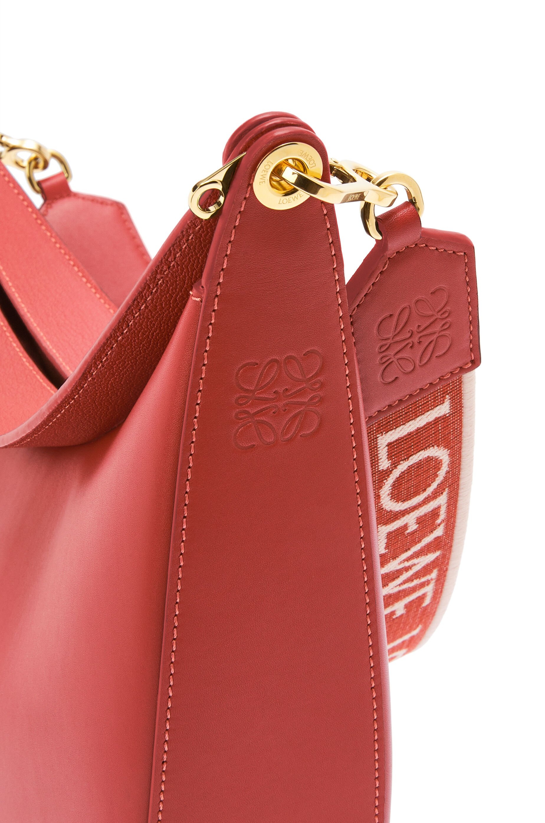 LOEWE Luna bag in satin calfskin and jacquard - 7