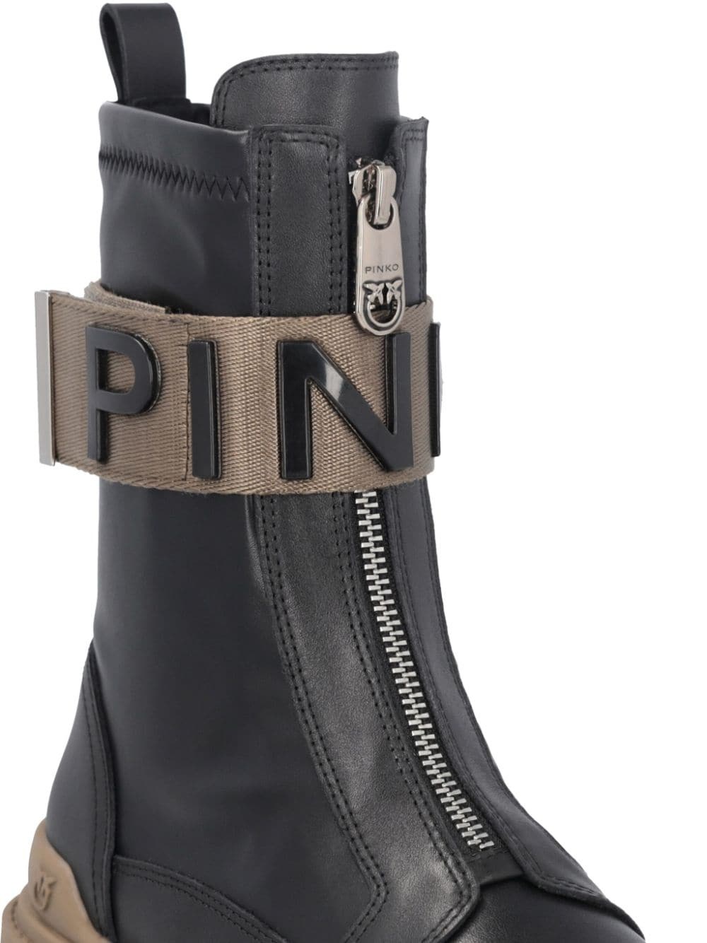 シューズ・サンダルその他 PINKO MIA 07 - ANKLE BOOT CALF LEATHER (SD0147P001 Z99) Pinko boots and boots woman mia 07 sd0147p001 z99 black