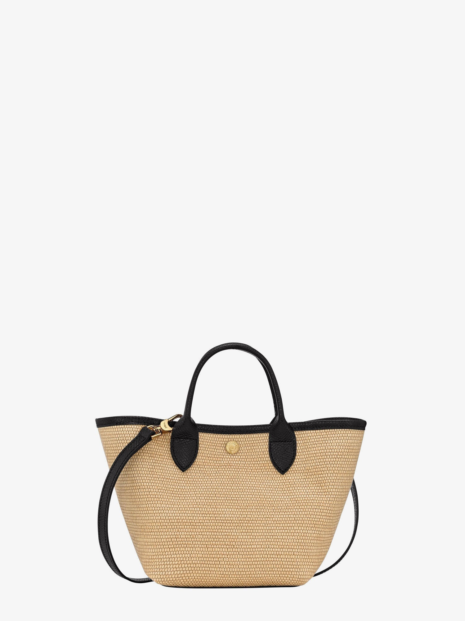 LONGCHAMP PARIS - Longchamp Paris Le Panet Pliage Raffia And Leather Crossbody Bag - 2