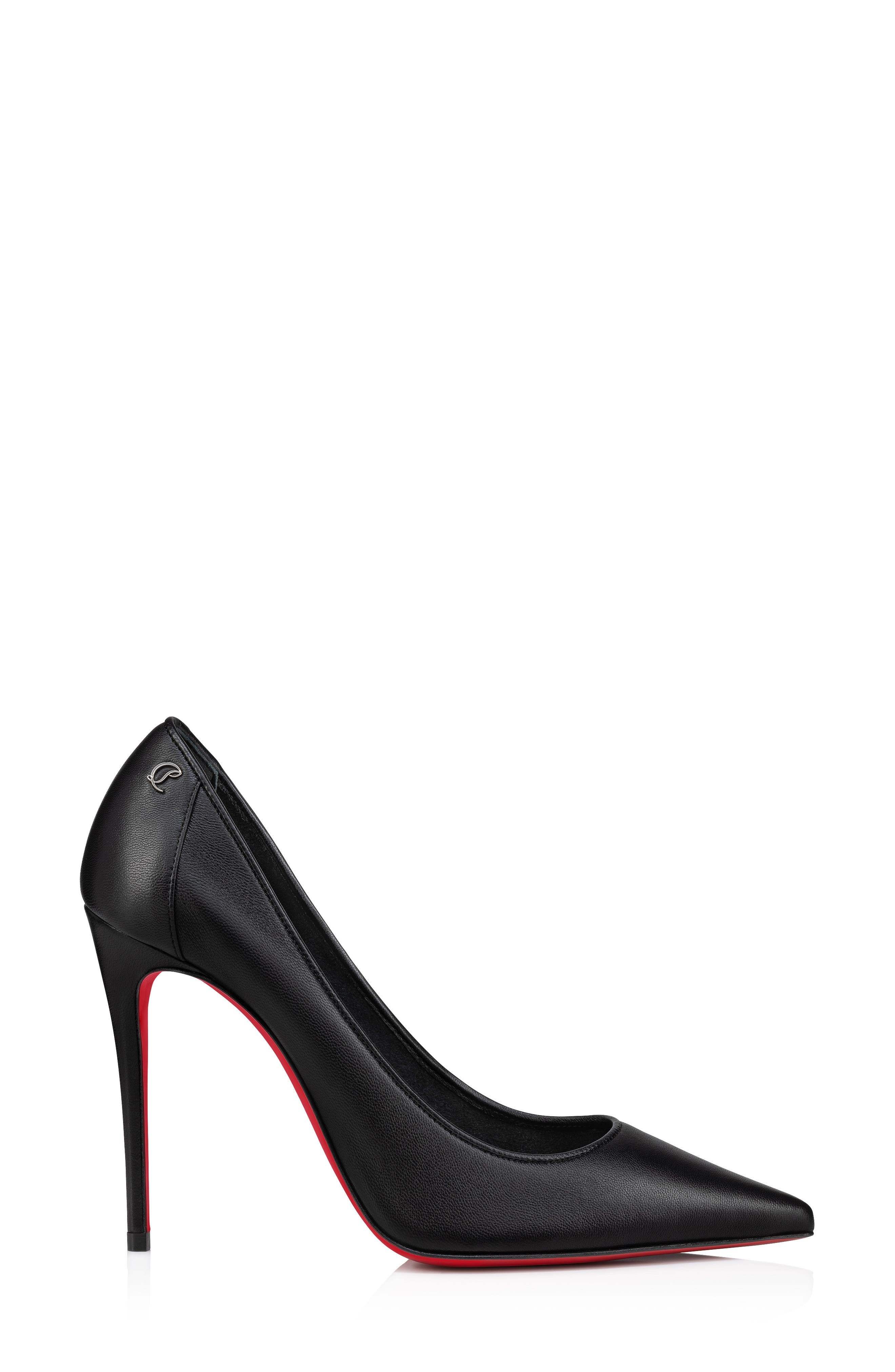 Christian Louboutin Sporty Kate Pump in B439 Black/lin Black at Nordstrom - 2