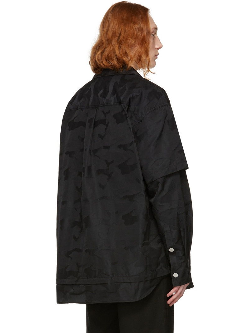 Black Camouflage Imprint Shirt 3