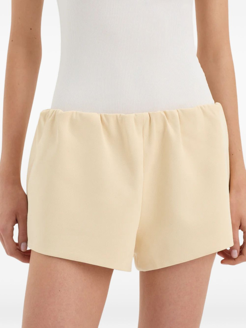 elasticised sabina mini shorts 6