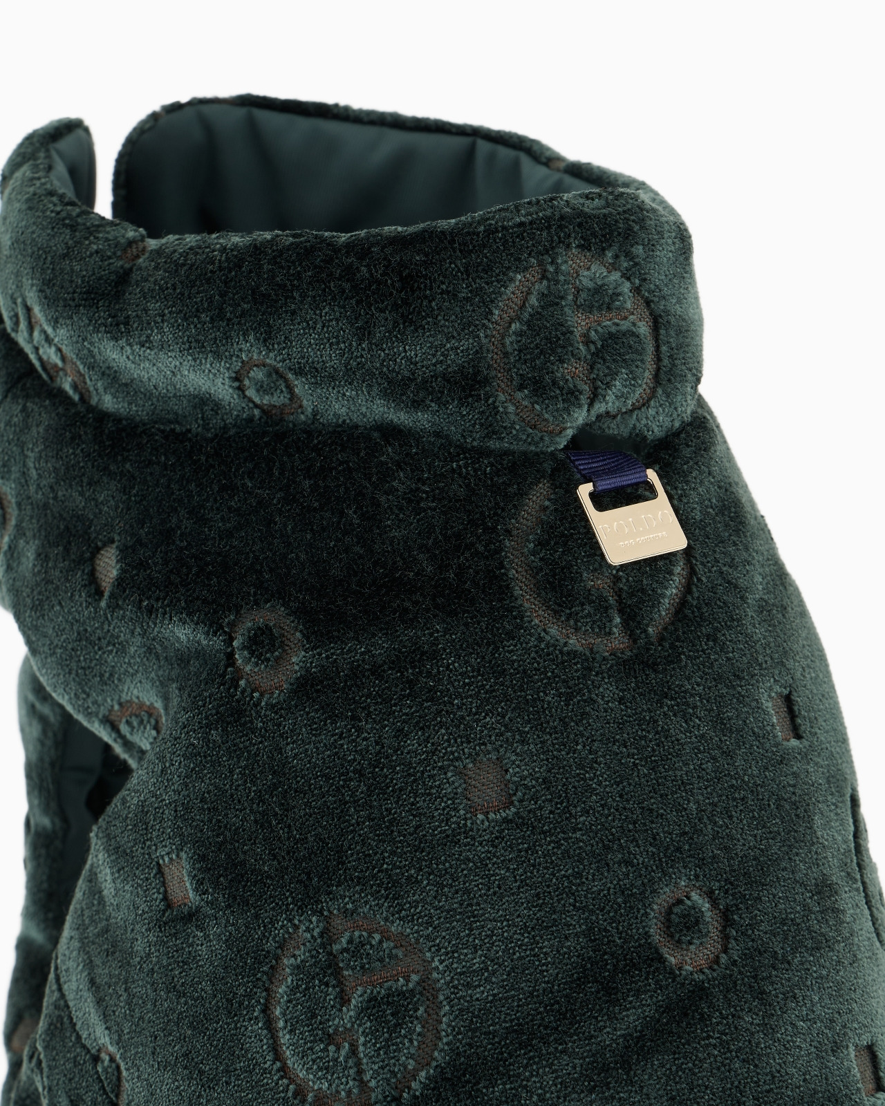 POLDO X GIORGIO ARMANI COAT IN MONOGRAM JACQUARD VELVET - 5