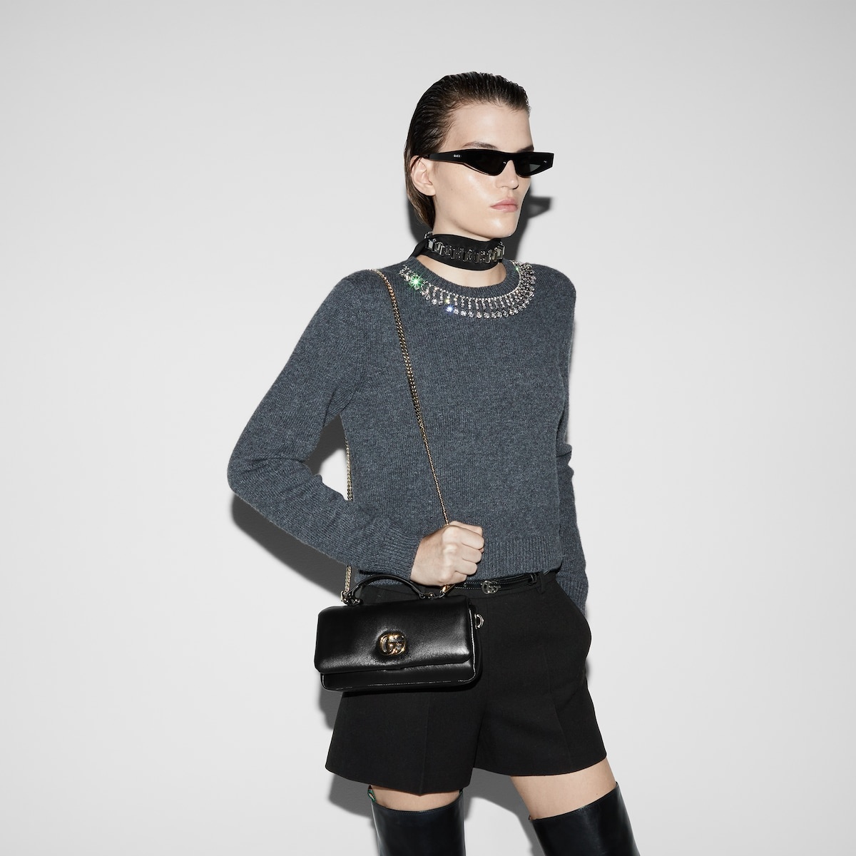 GG Milano mini top handle bag - 4