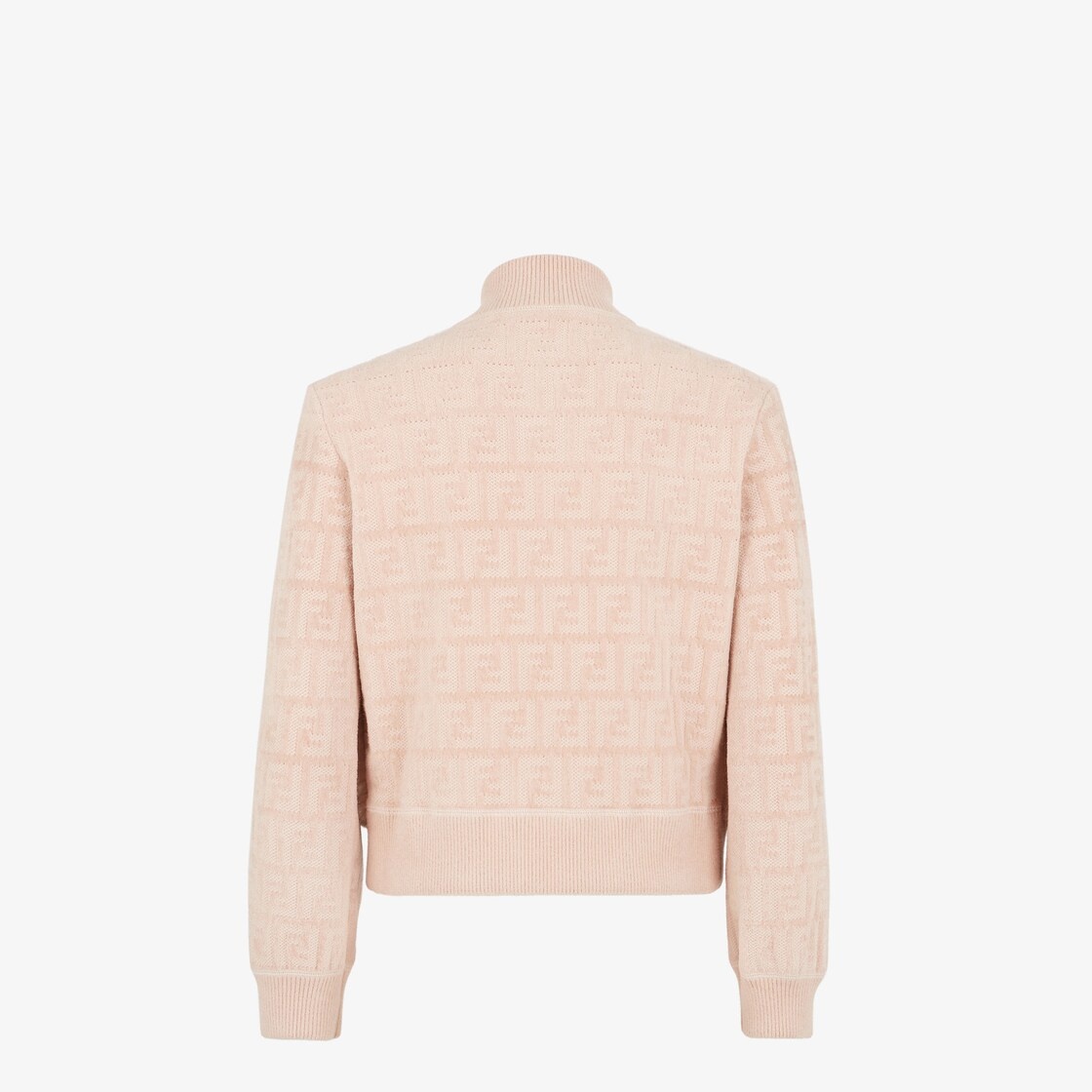 Pale pink mink bomber jacket - 2