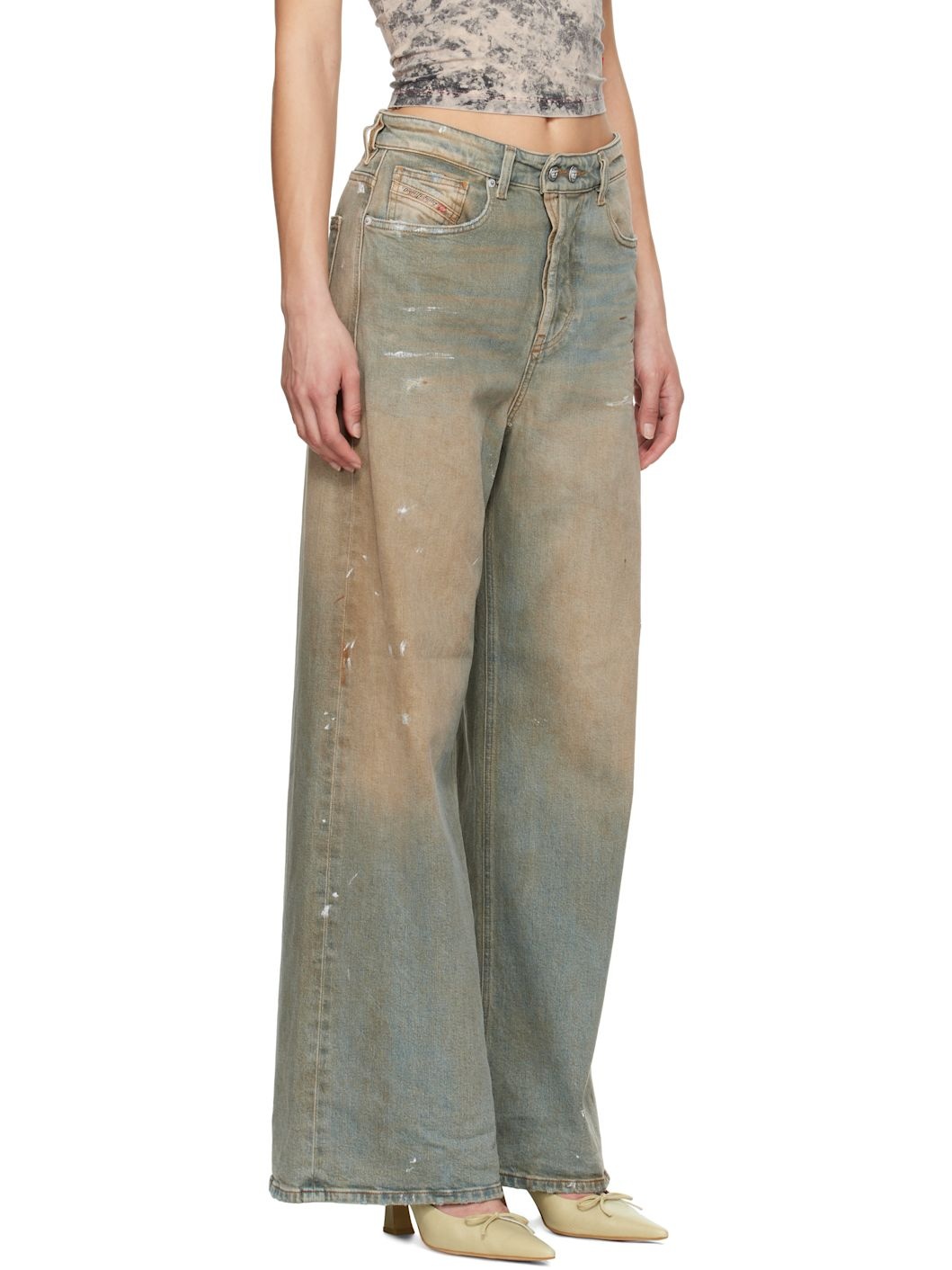 Blue Relaxed 1996 D-Sire 007z4 Jeans - 2