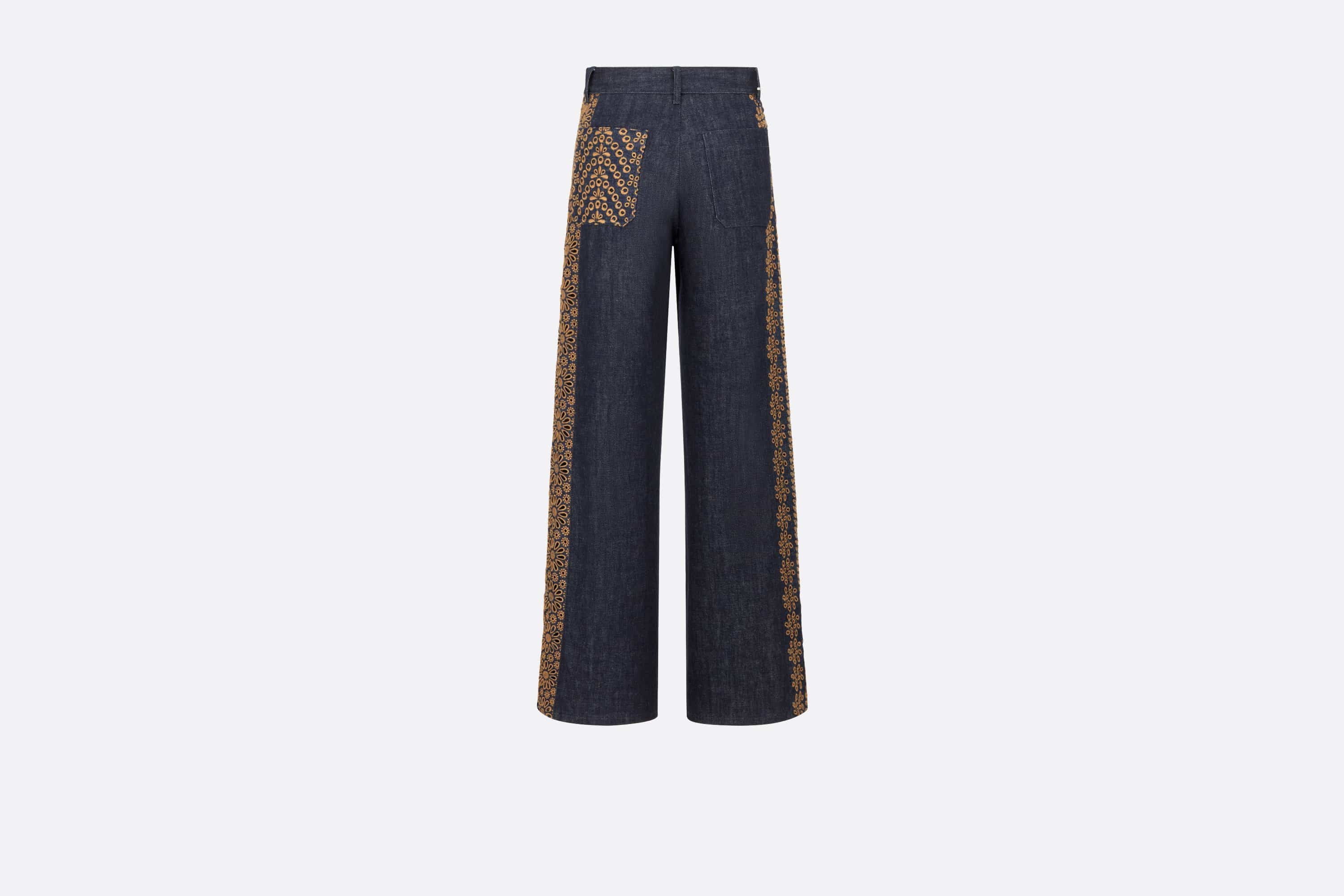 Embroidered Flared Jeans - 2