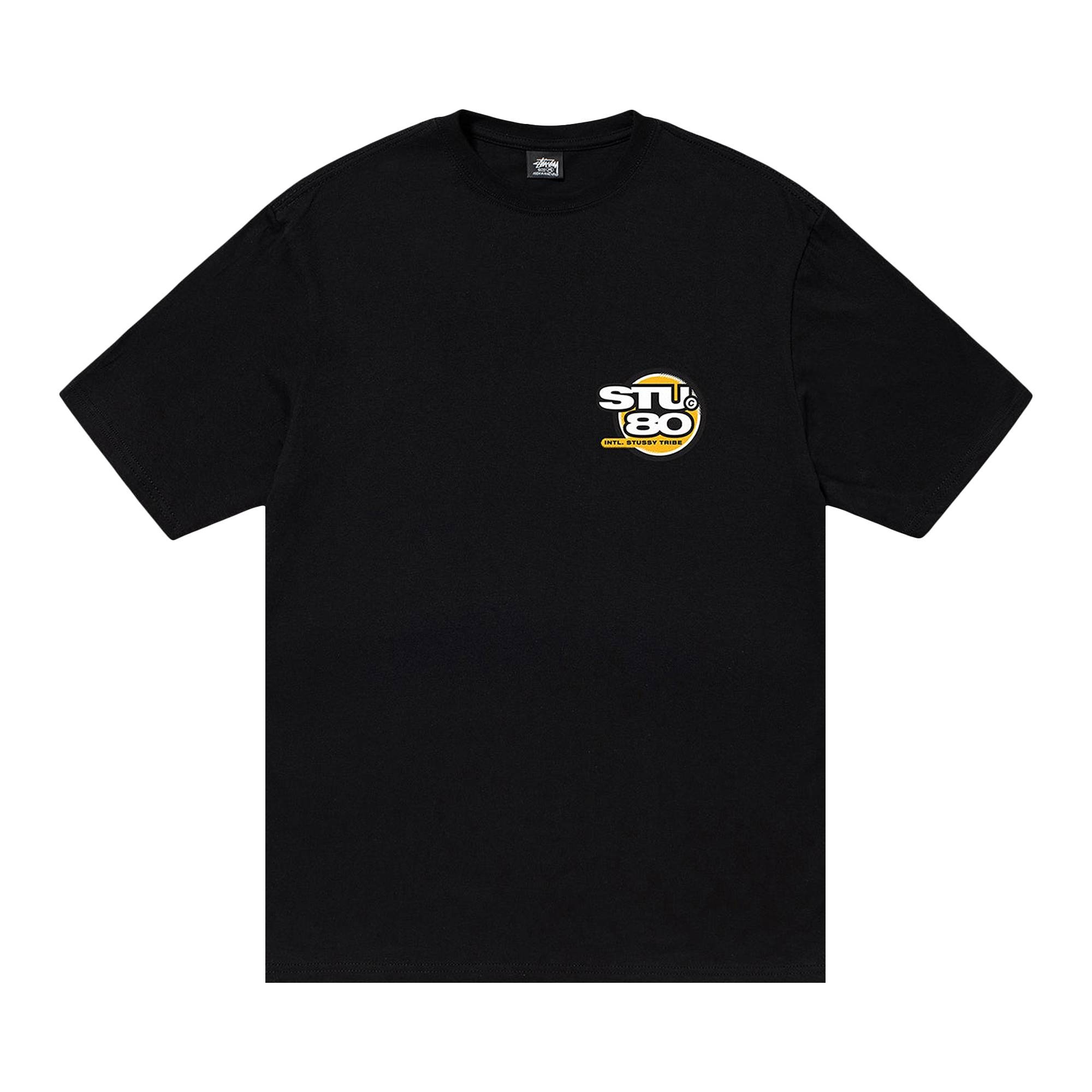 Stussy Hot 80 Tee 'Black' - 1