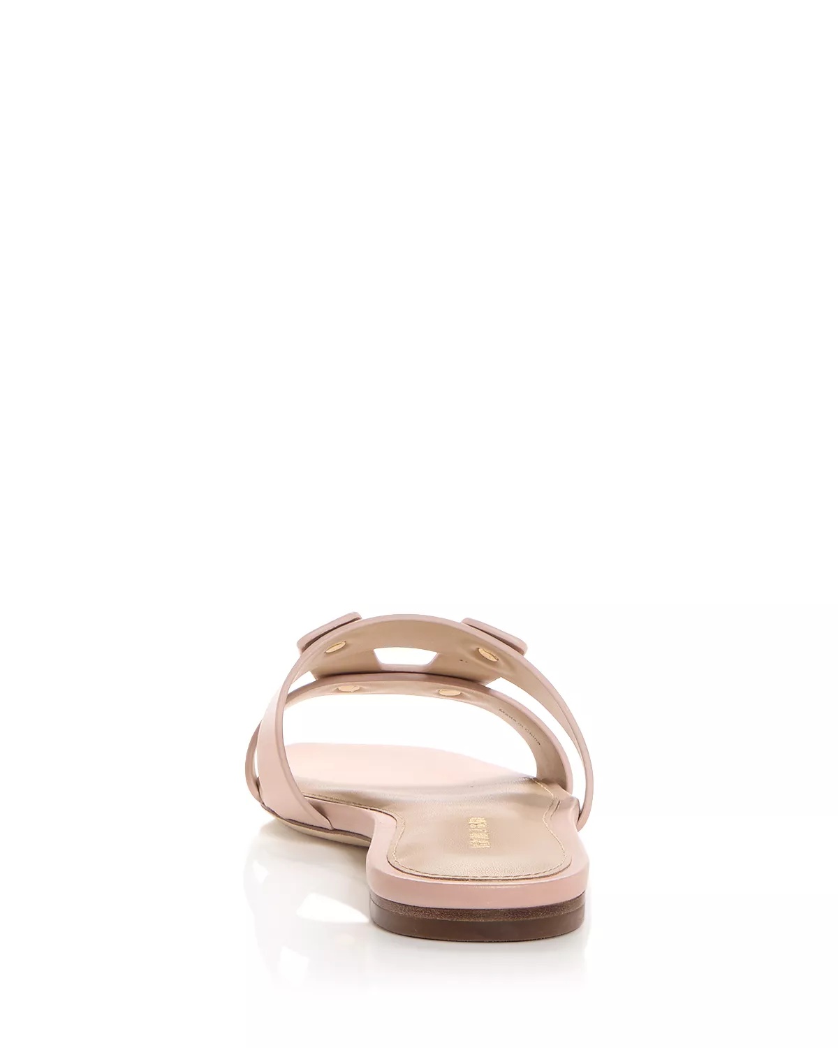 Women's Via Leather Slide Sandals - 4