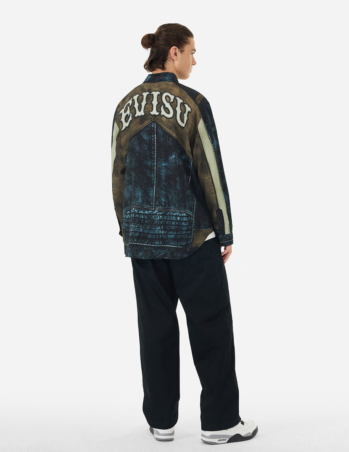 Replicate Biker Print Relax Fit Long-Sleeve Shirt - 3