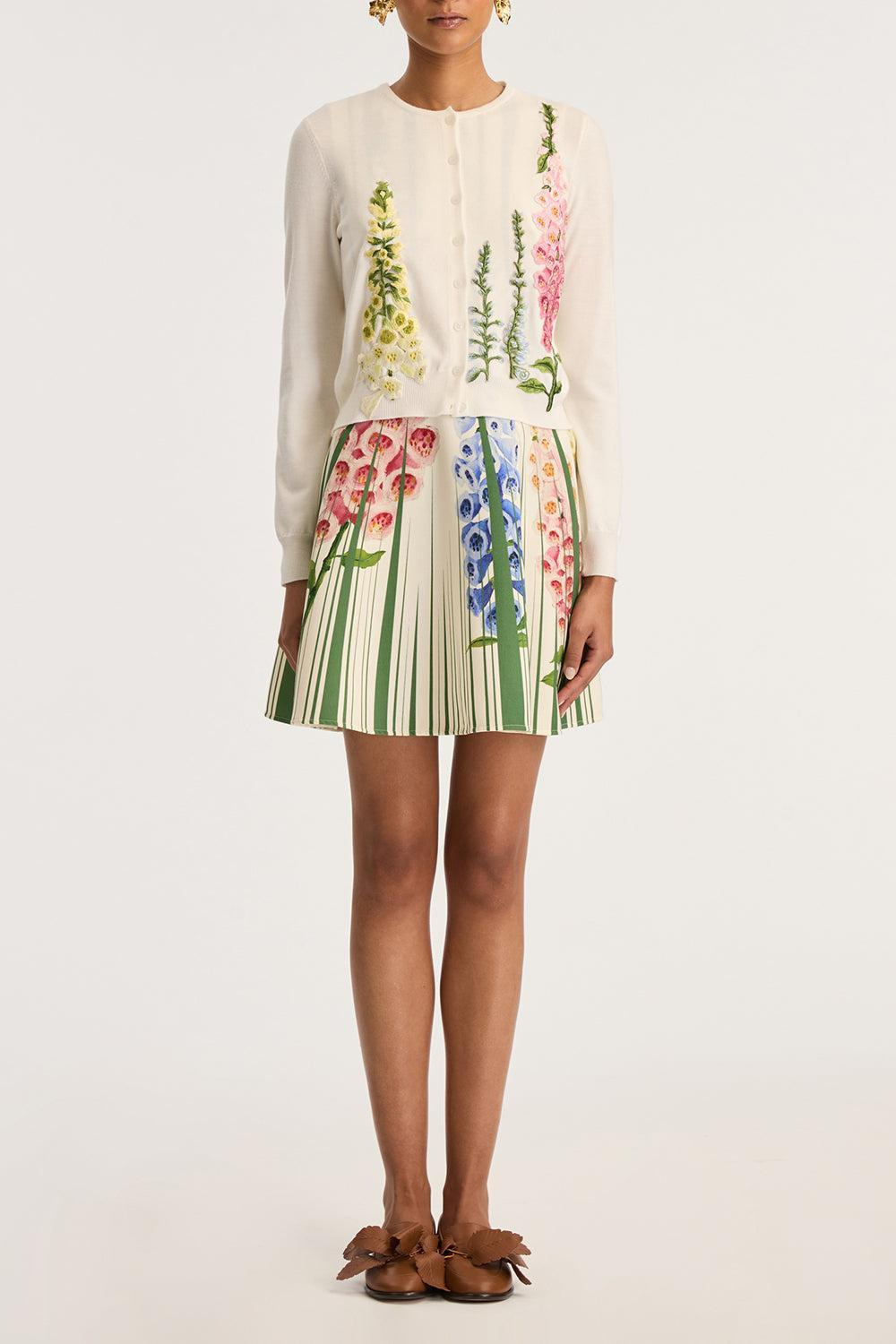 Foxgloves Embroidered Cardigan - 2