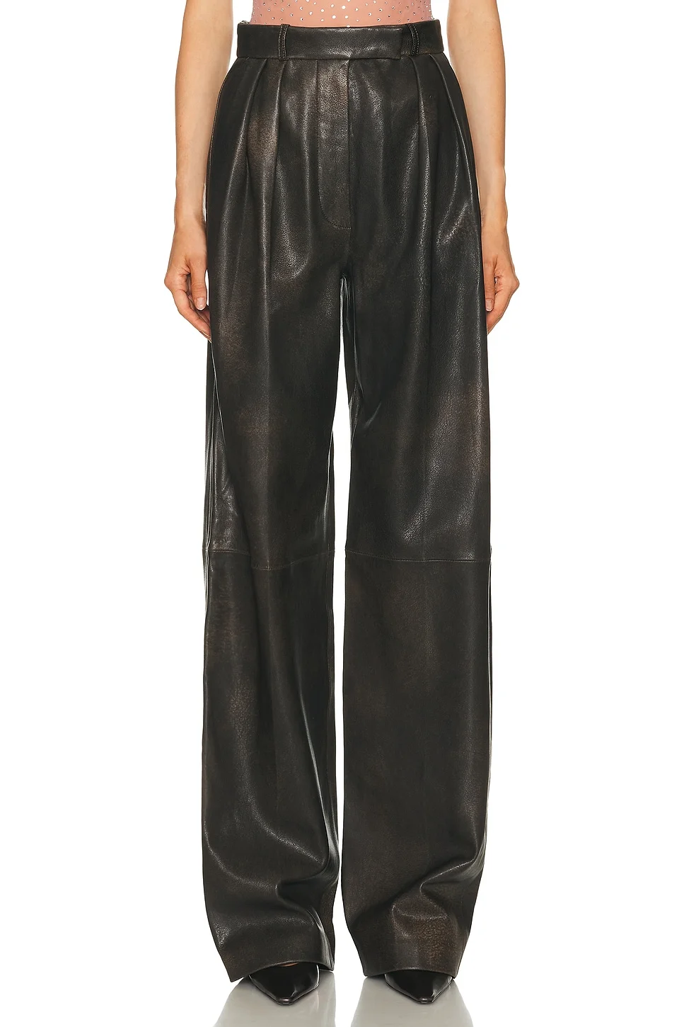 Tailored Leather Trouser - 1