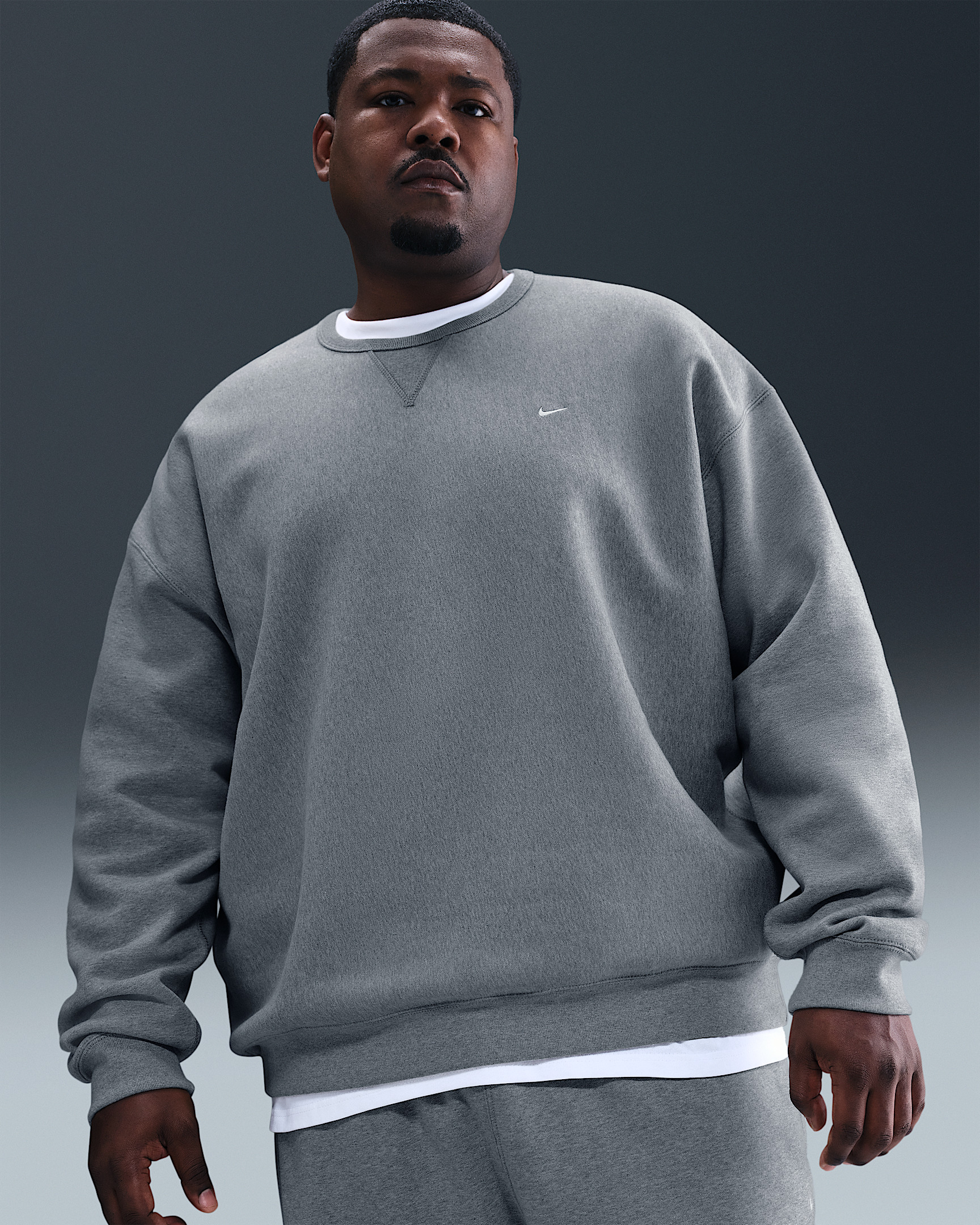 Nike Solo Swoosh Men's Fleece Crew - 6