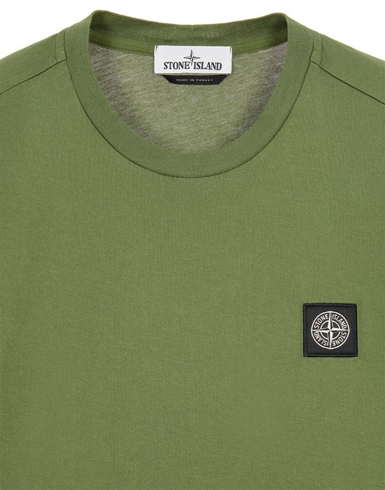 24113 GARMENT-DYED 60/2 COTTON JERSEY  OLIVE GREEN - 3