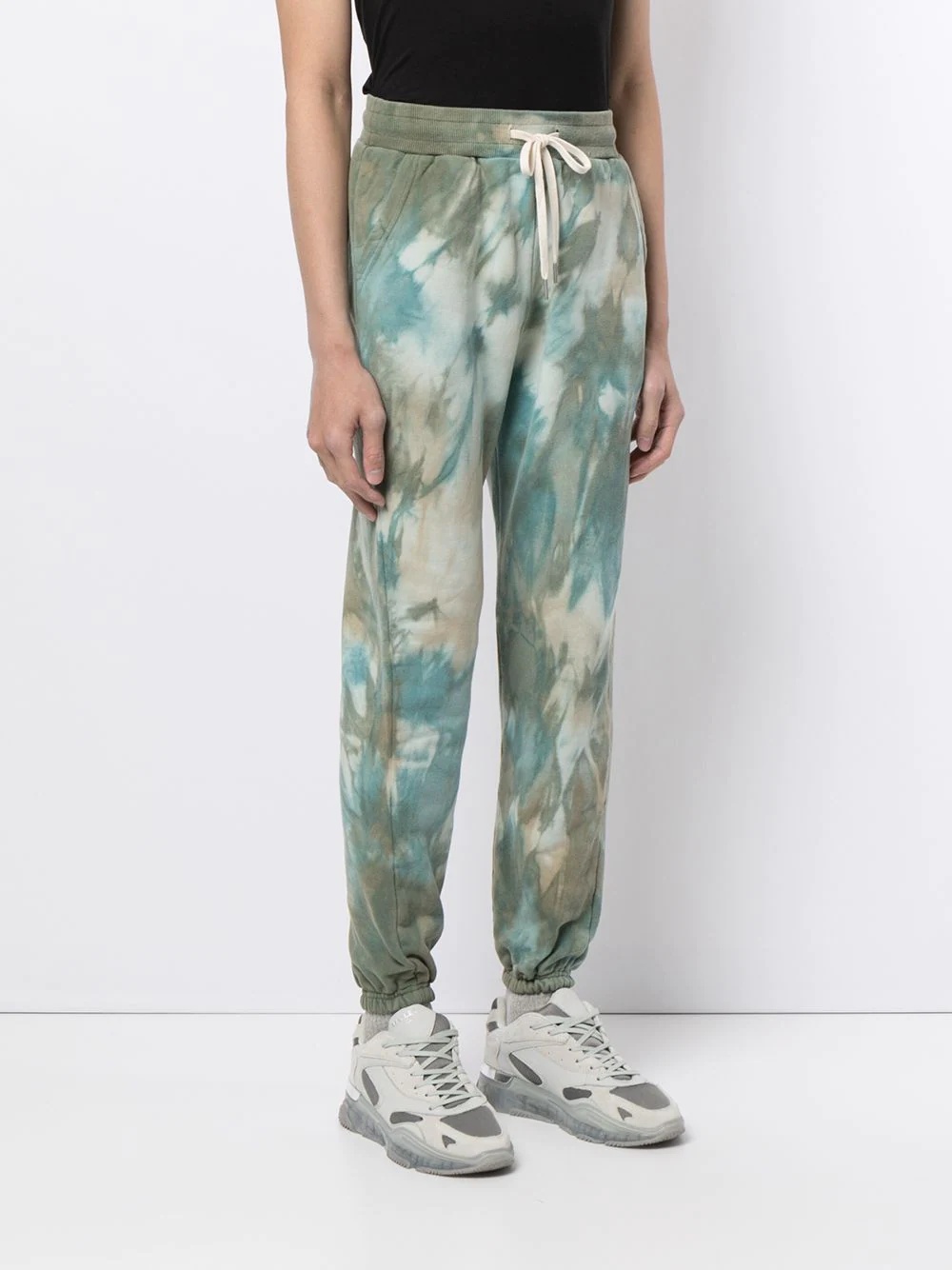 tie-dye print track pants - 3