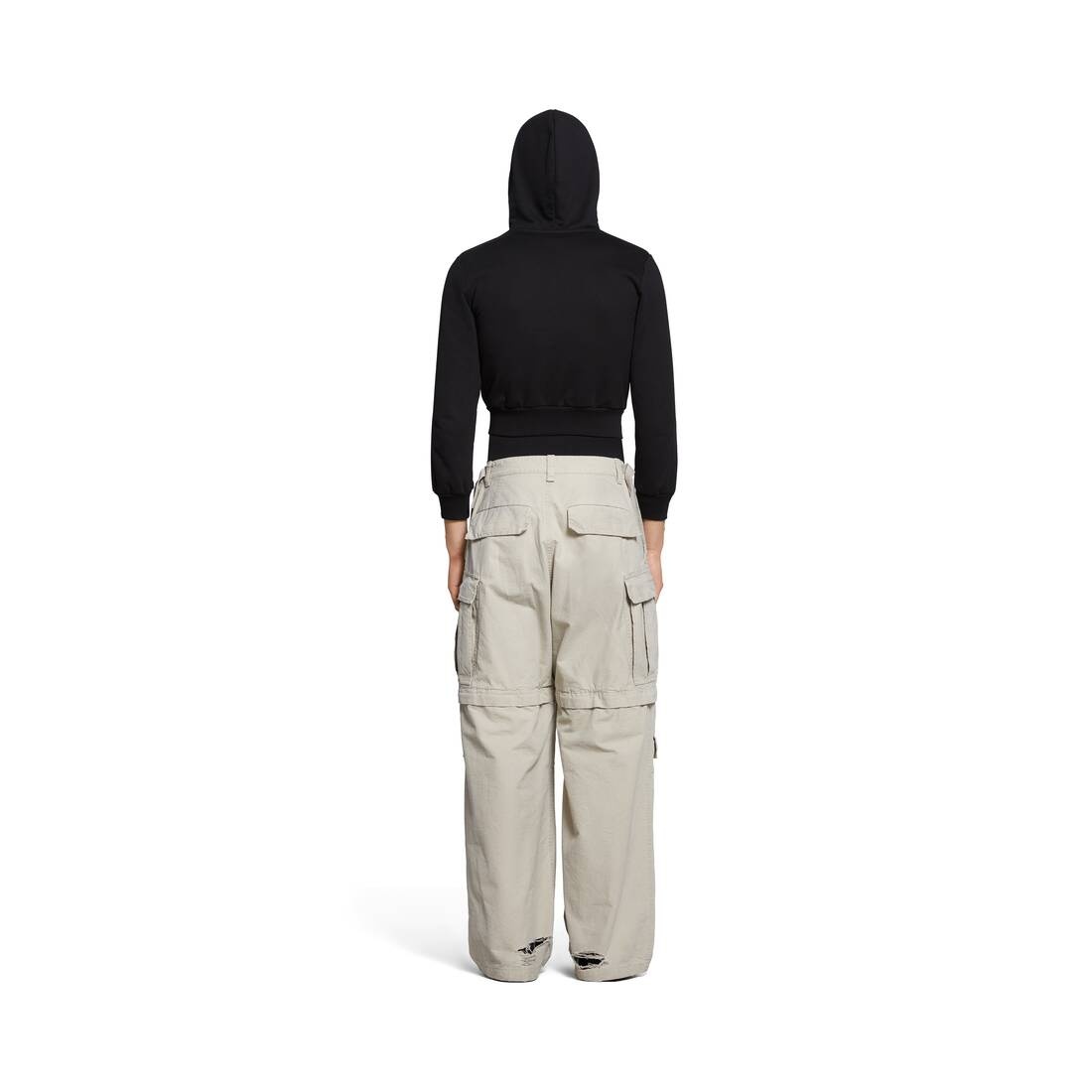 Men's Large Cargo Pants in Beige - 4