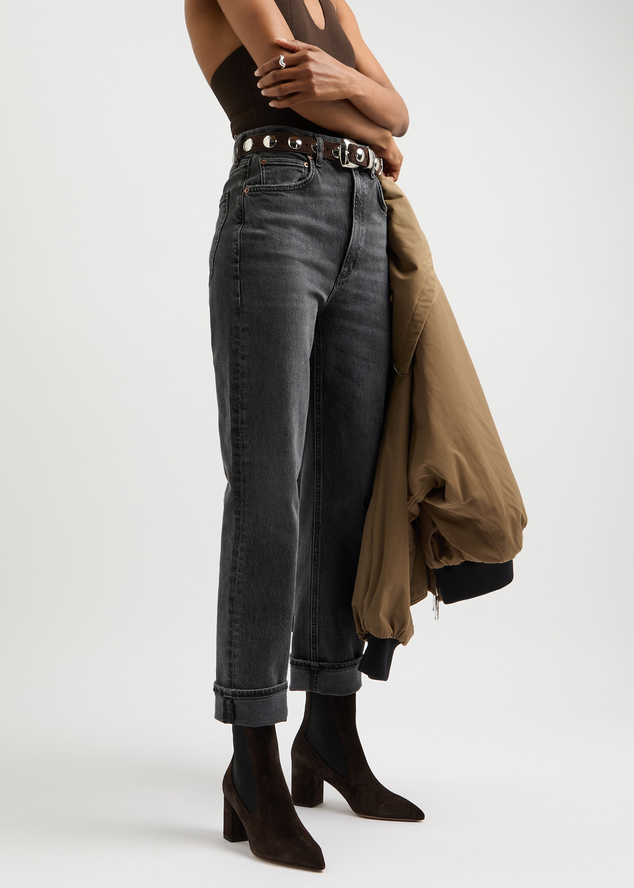 Paris Texas Anja 70 Suede Ankle Boots - 5